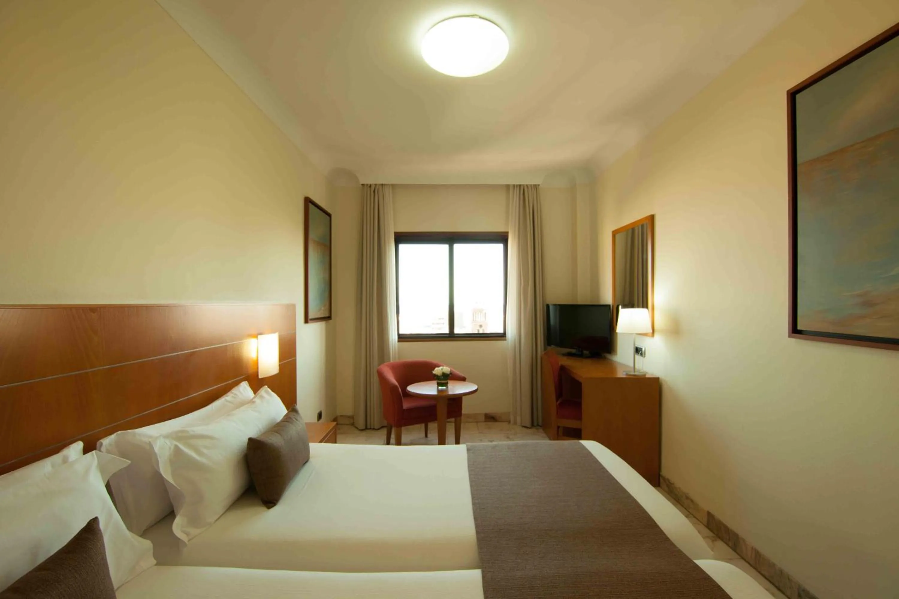 Bed in Hotel Principe Paz