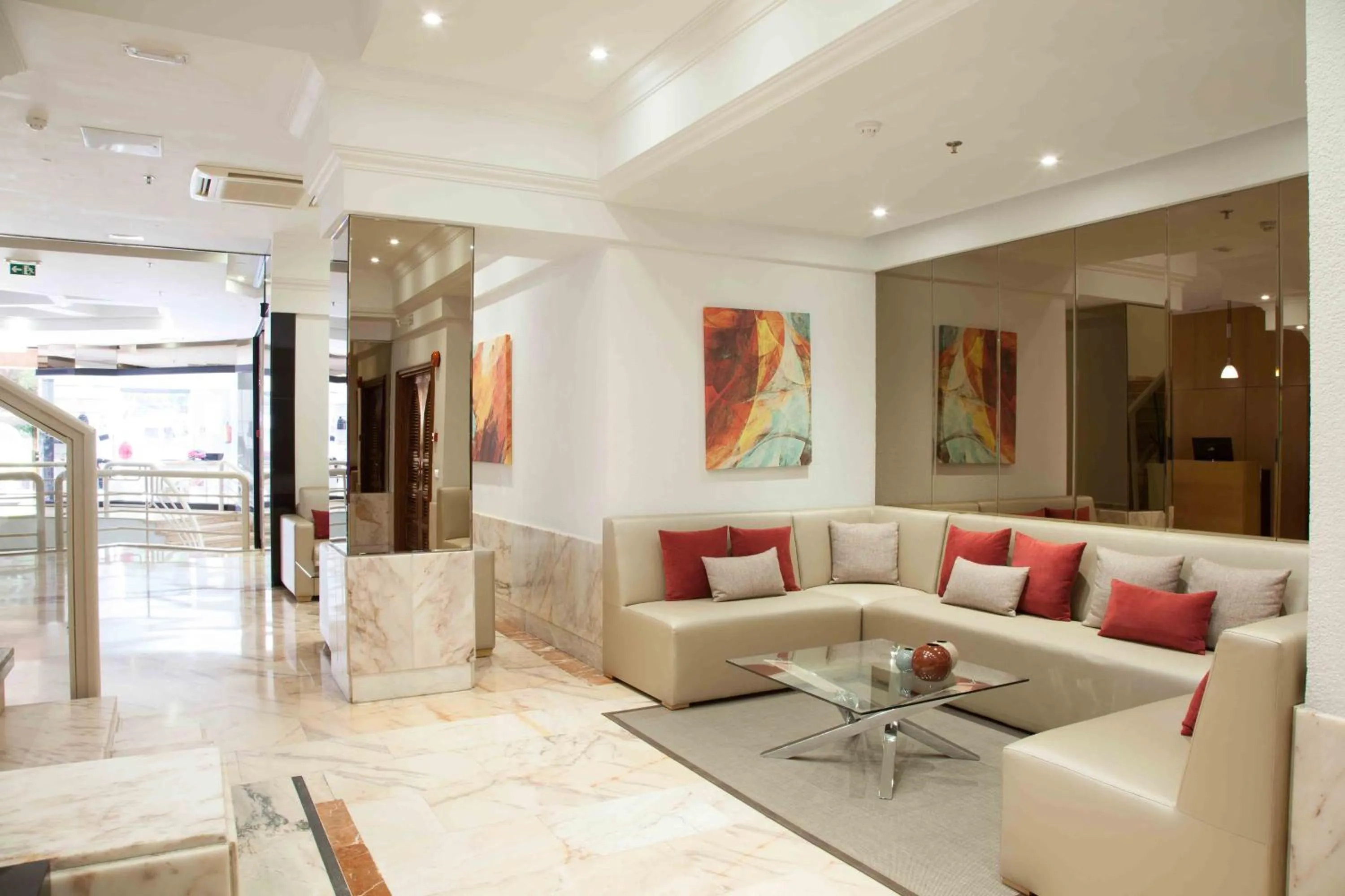 Lobby or reception in Hotel Principe Paz