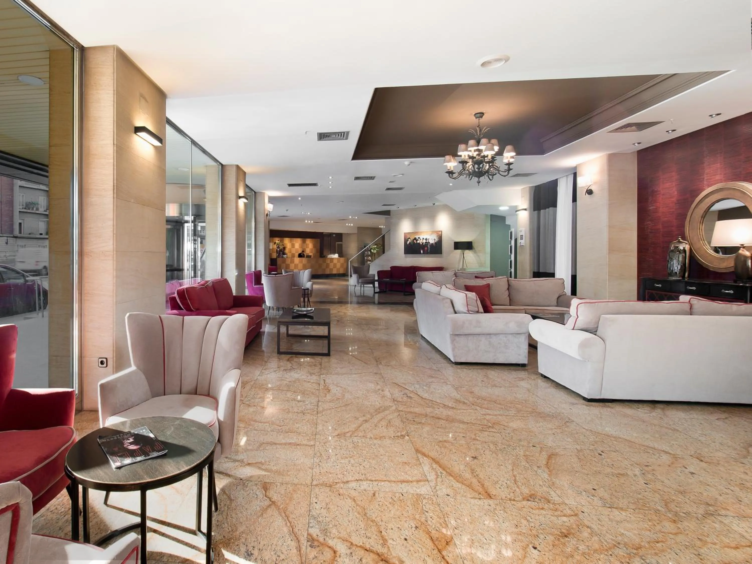 Lobby or reception in Hotel Zentral Parque