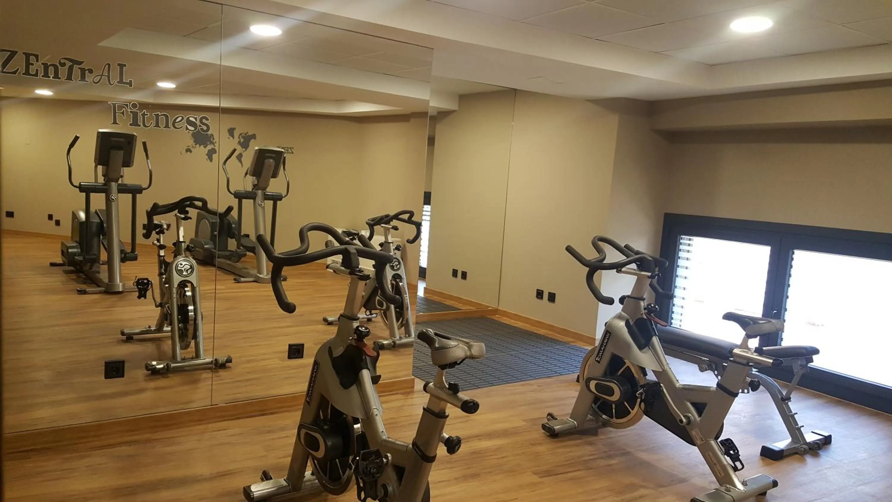 Fitness centre/facilities in Hotel Zentral Parque