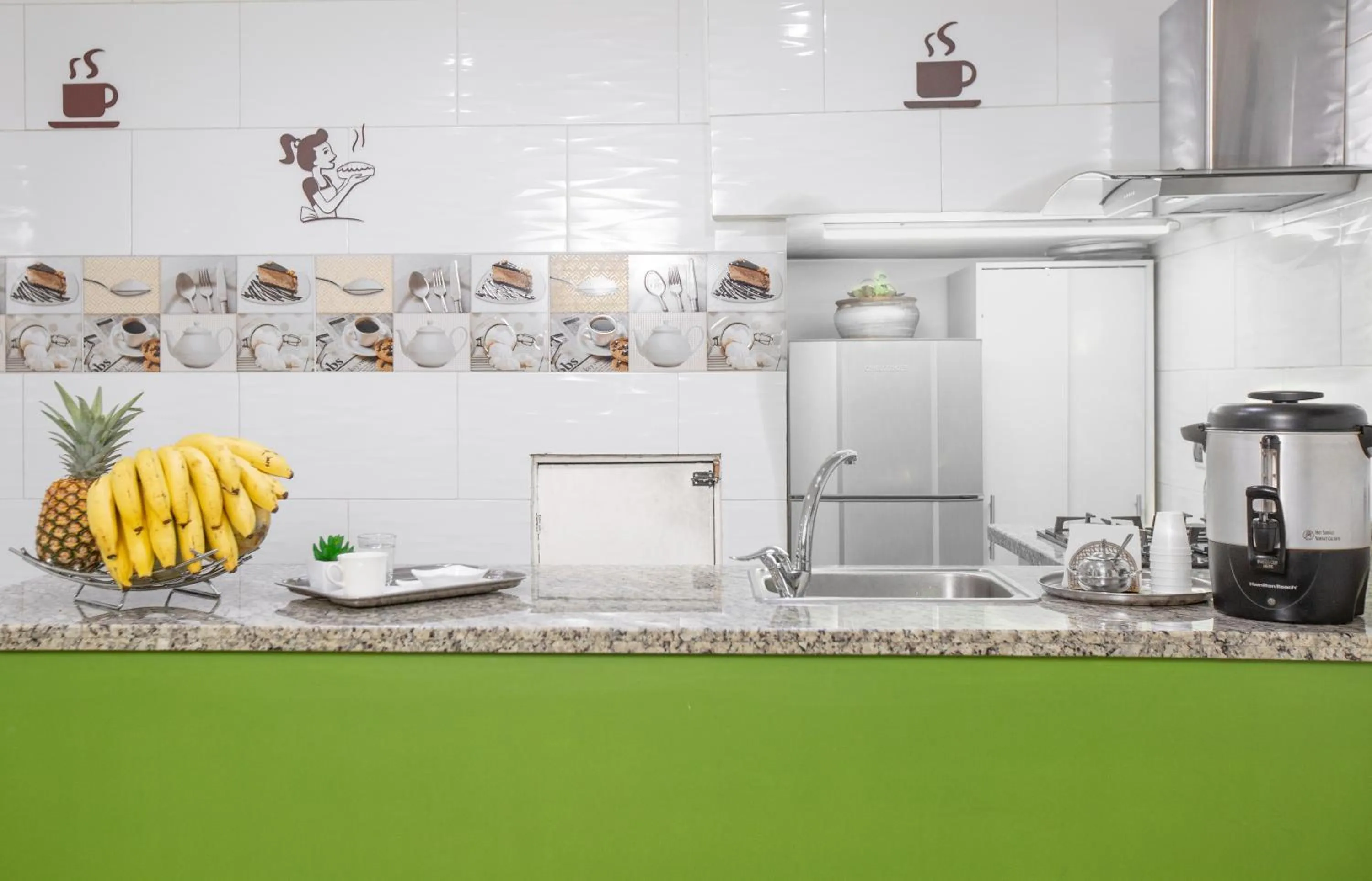 Kitchen or kitchenette in Hotel Casa Quinta Embajada