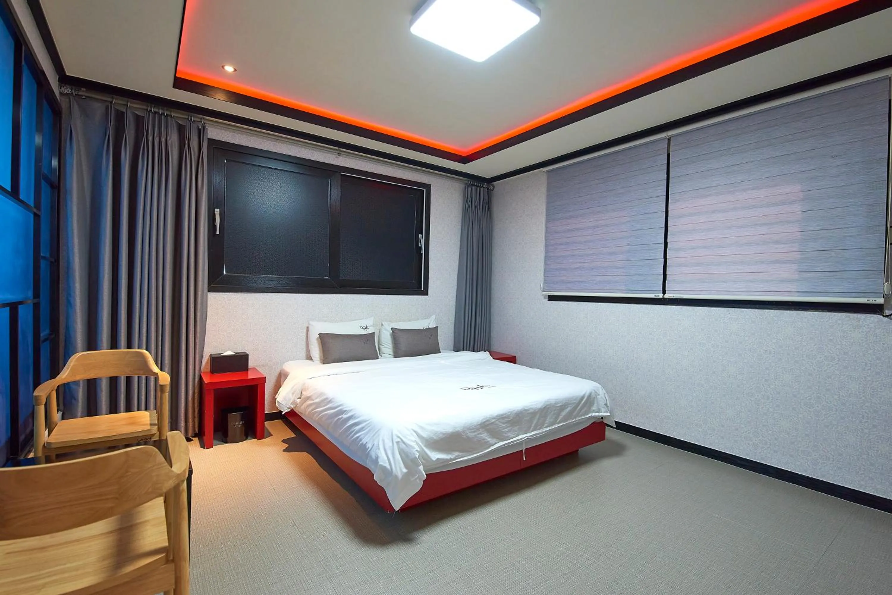 Bed in Hotel Danube Seomyeon