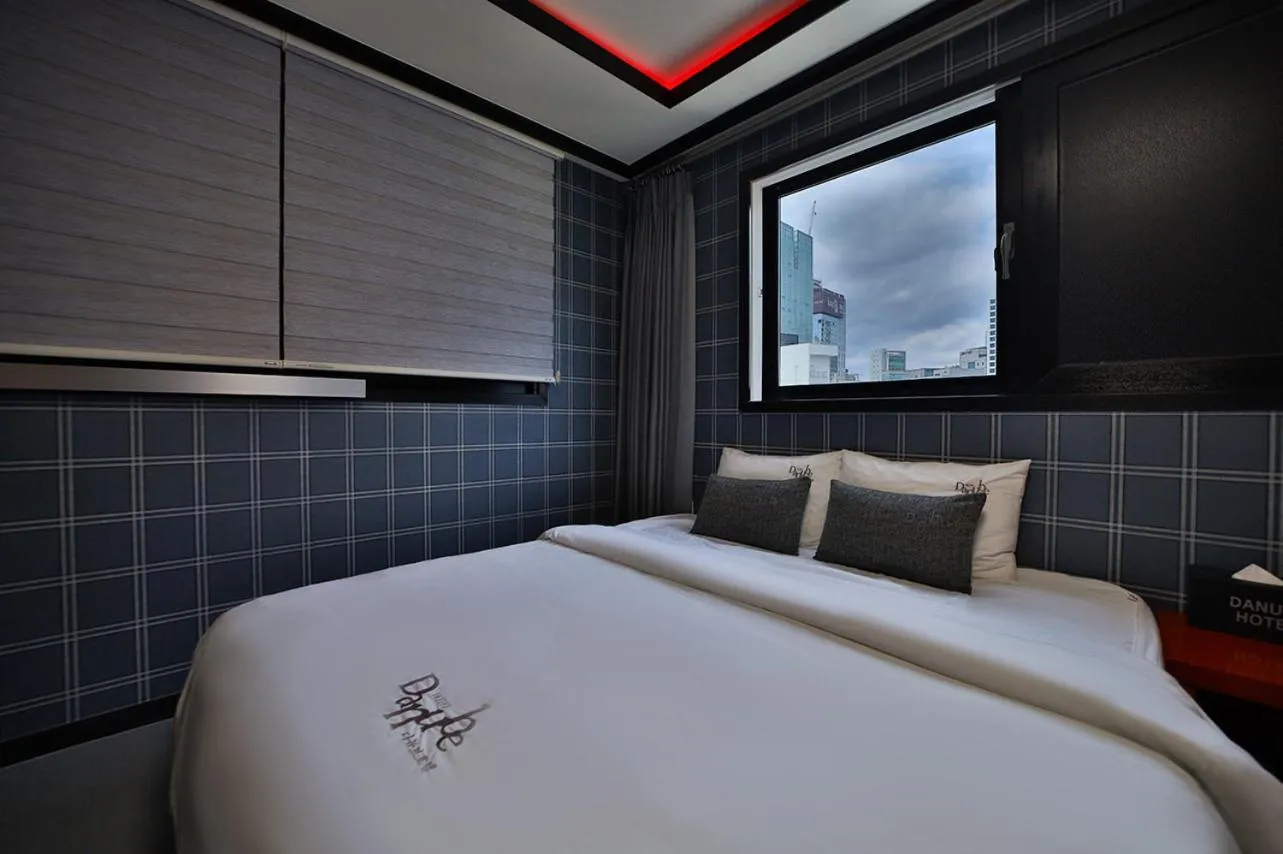 Bed in Hotel Danube Seomyeon