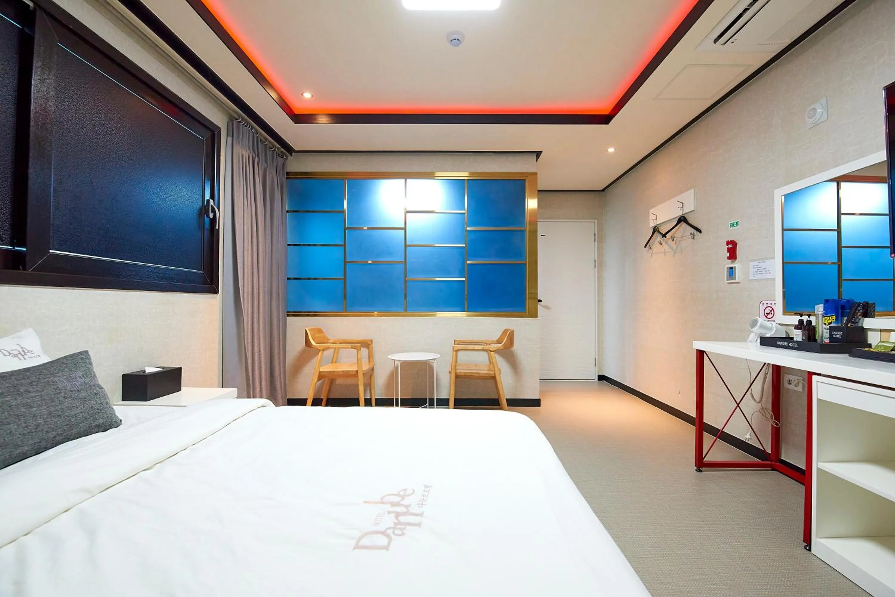 Bed in Hotel Danube Seomyeon