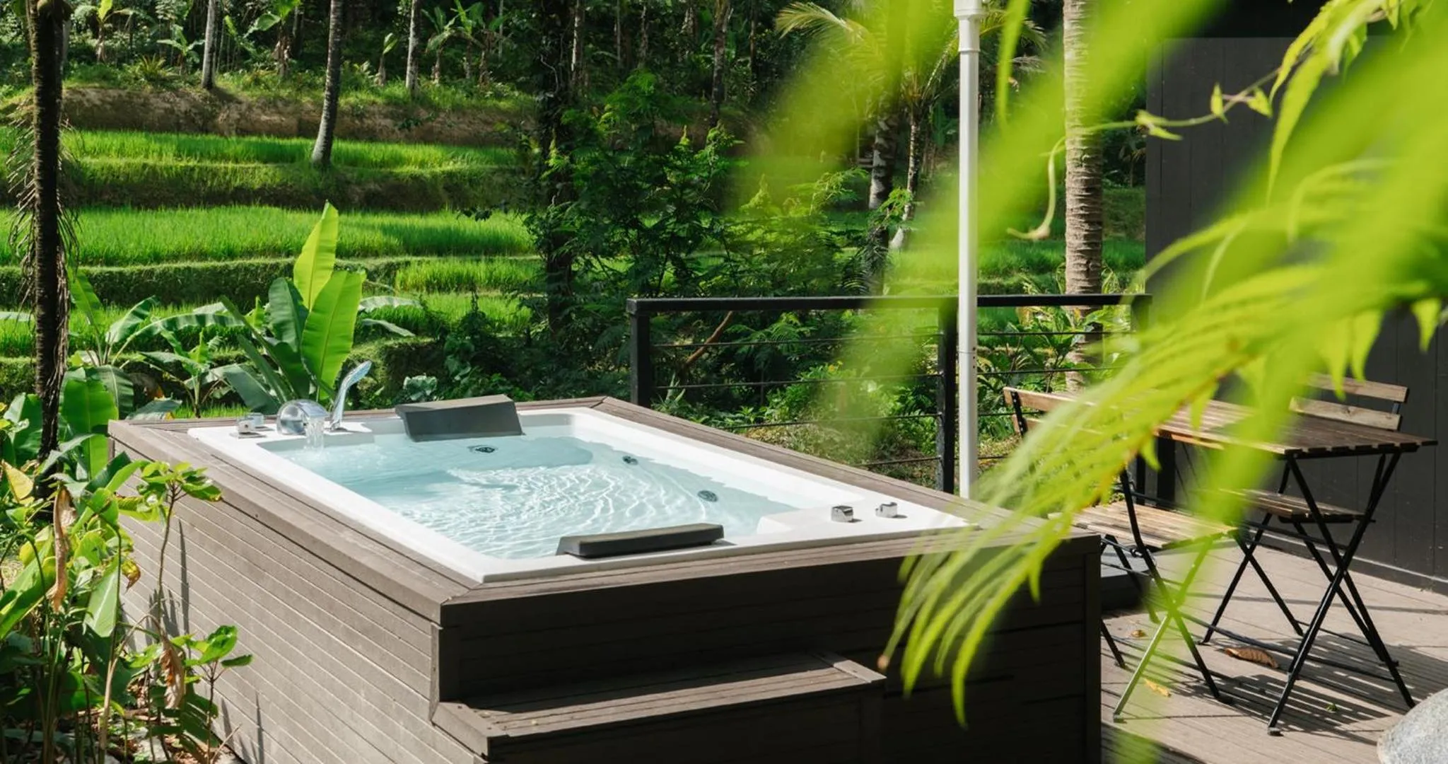 Hot Tub in Bobocabin Ubud, Bali