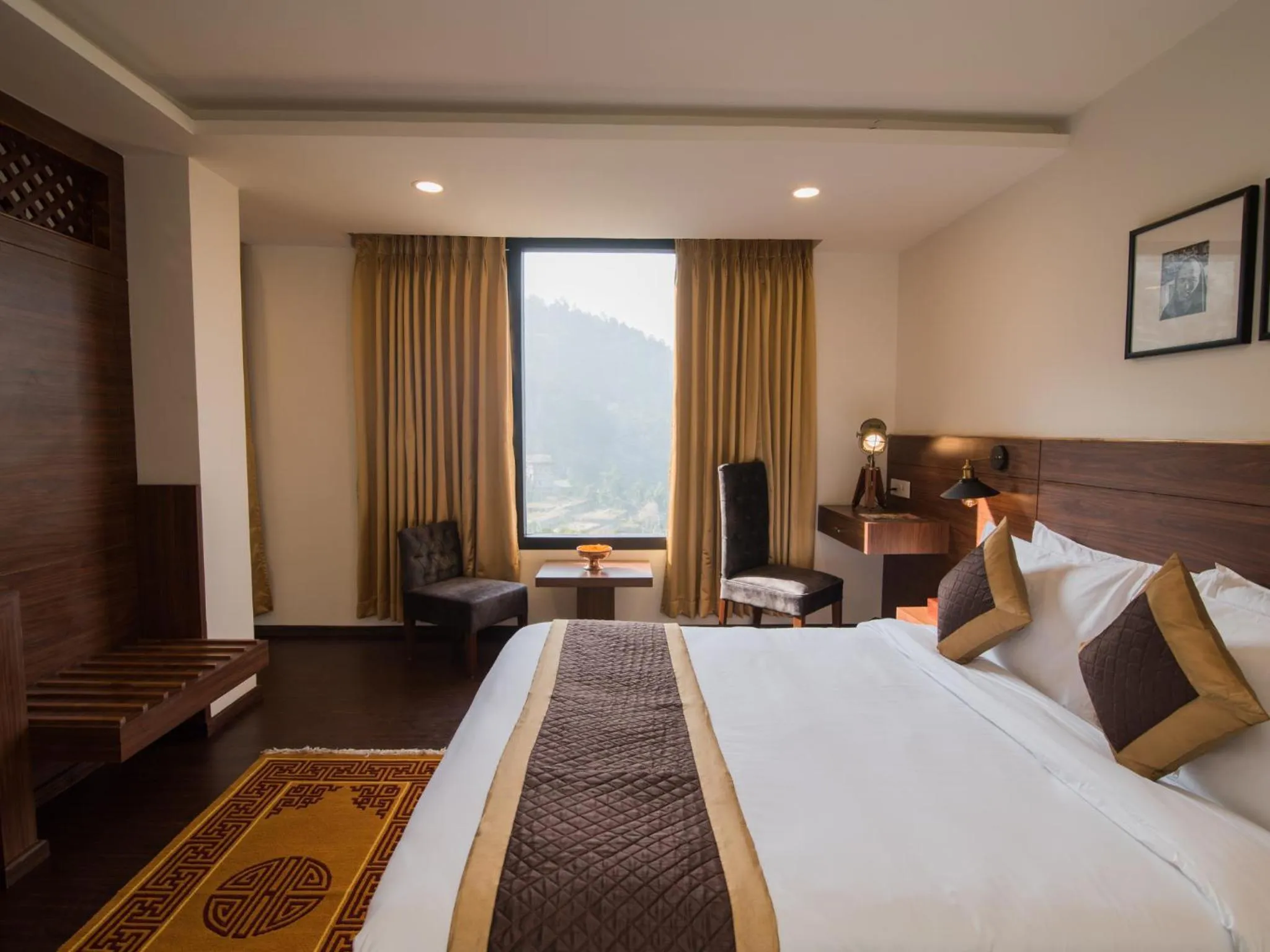 Bed in Tree of Life Indra Mandala Hotel, Gangtok