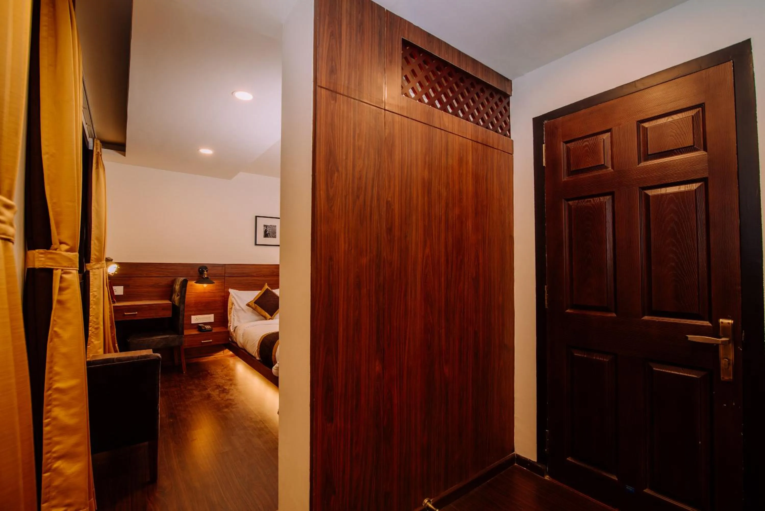 Bed in Tree of Life Indra Mandala Hotel, Gangtok