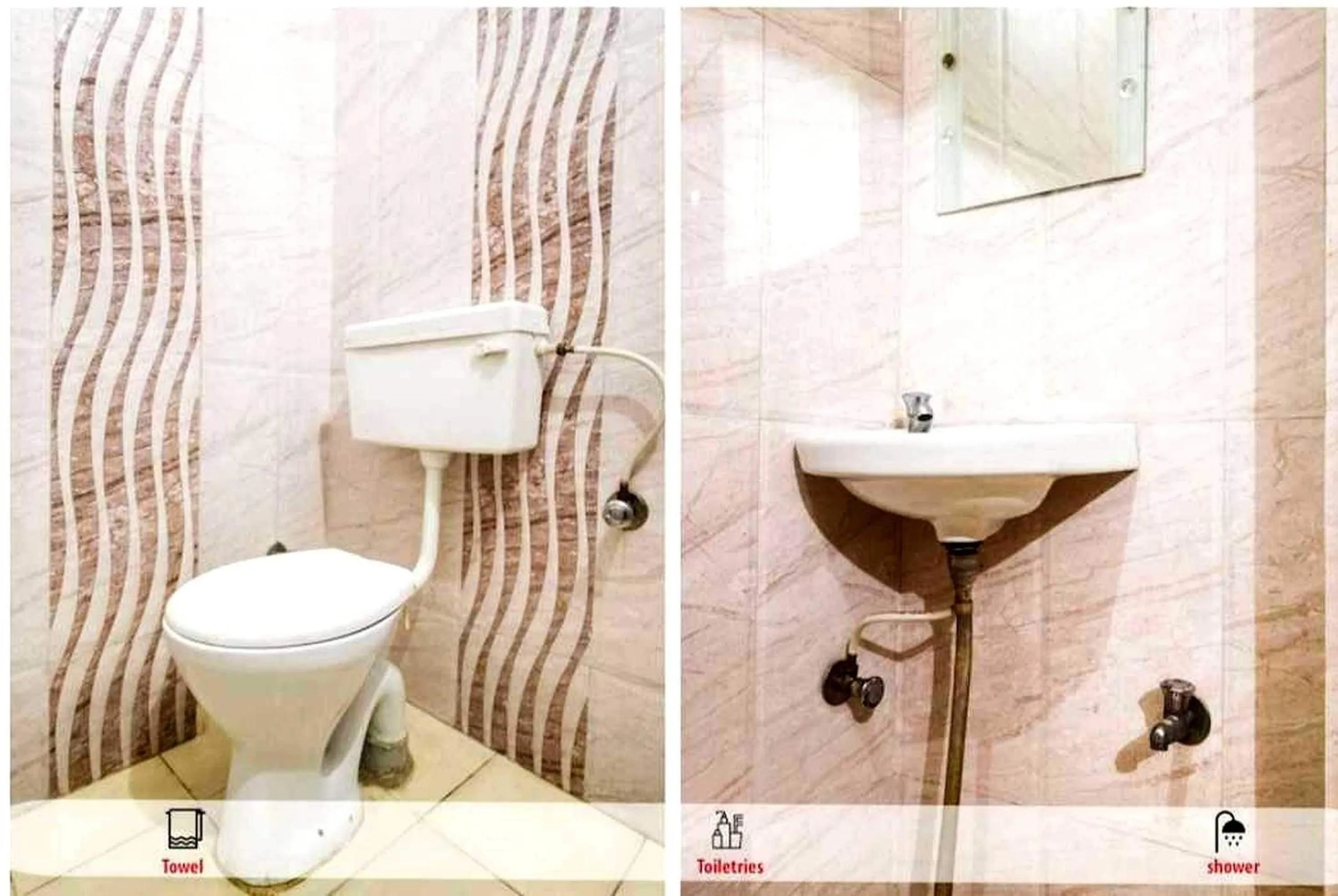 Bathroom in Hotel O by OYO CASTLE HOME STAY