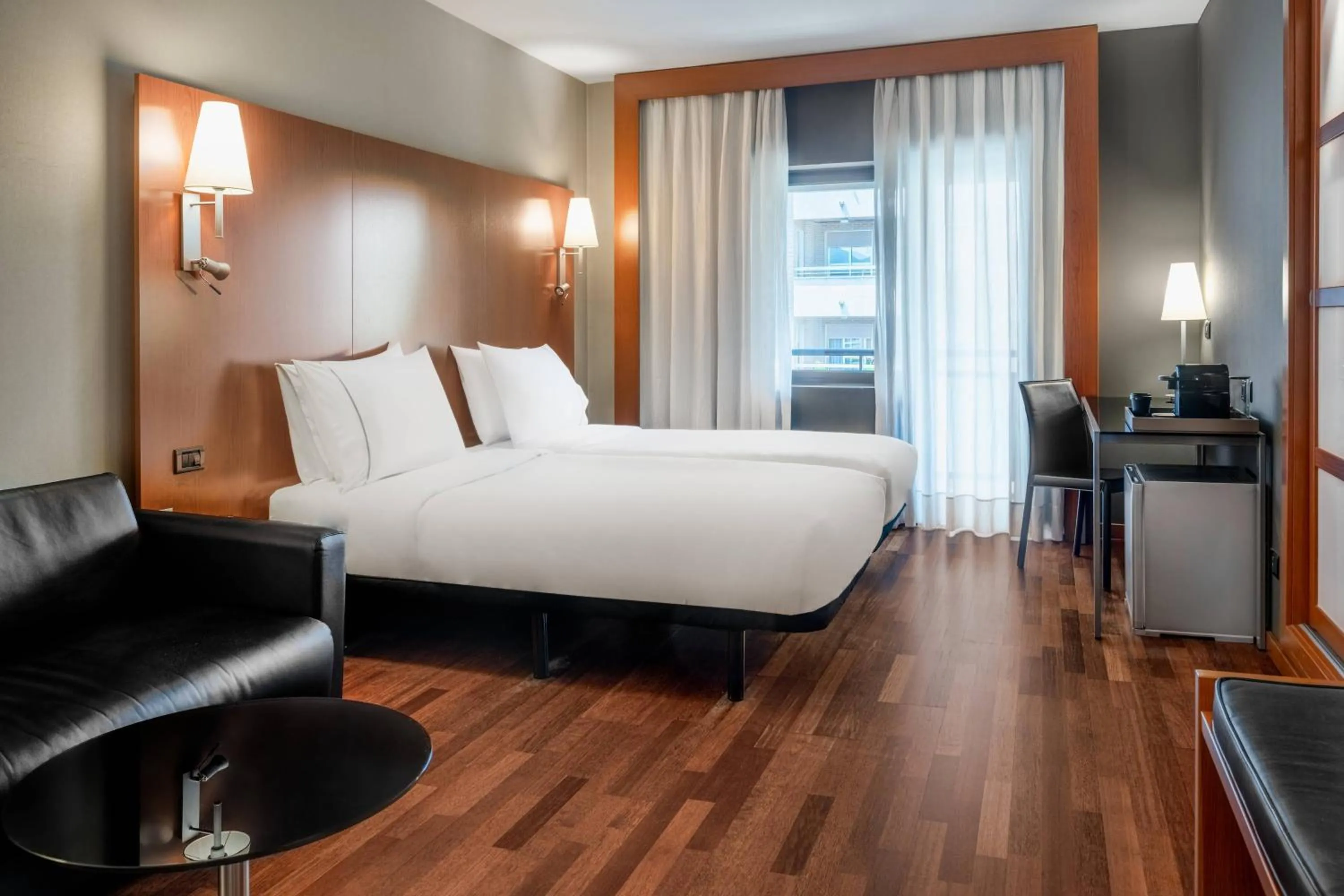 Photo of the whole room, Bed in AC Hotel Ponferrada by Marriott