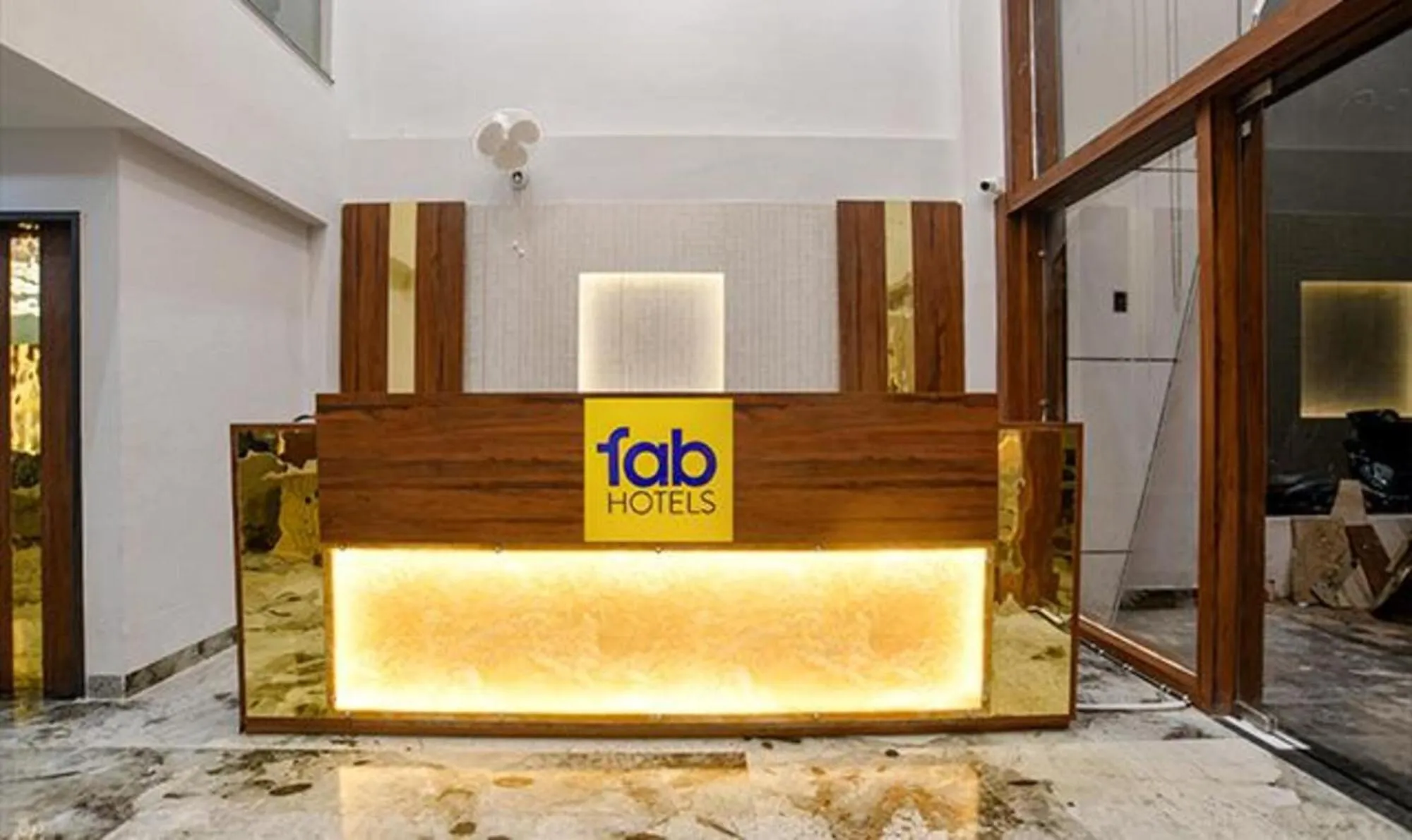 Lobby or reception in FabHotel Elite Residency