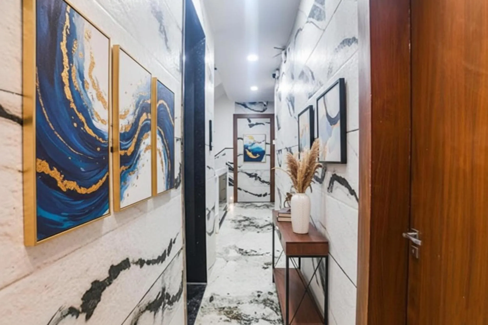 Lobby or reception in FabHotel Elite Residency