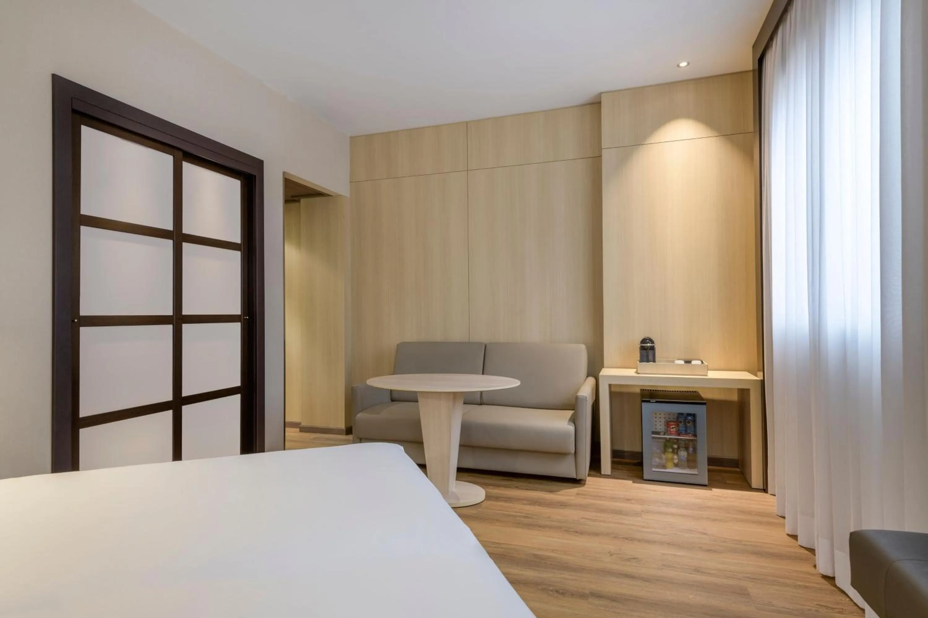 Photo of the whole room, Bed in AC Hotel Valencia by Marriott