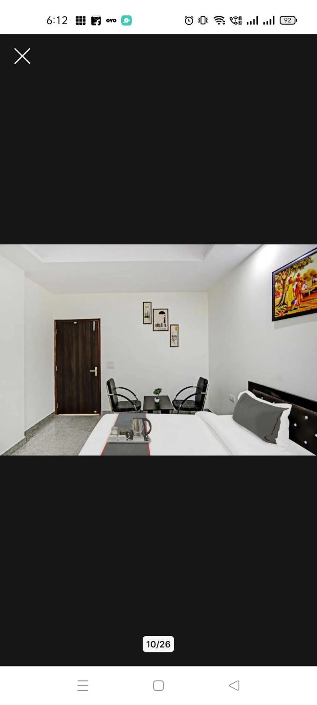 Bedroom in Hotel O K R Resdiancy Near Botanic Garden Of Indian Republic