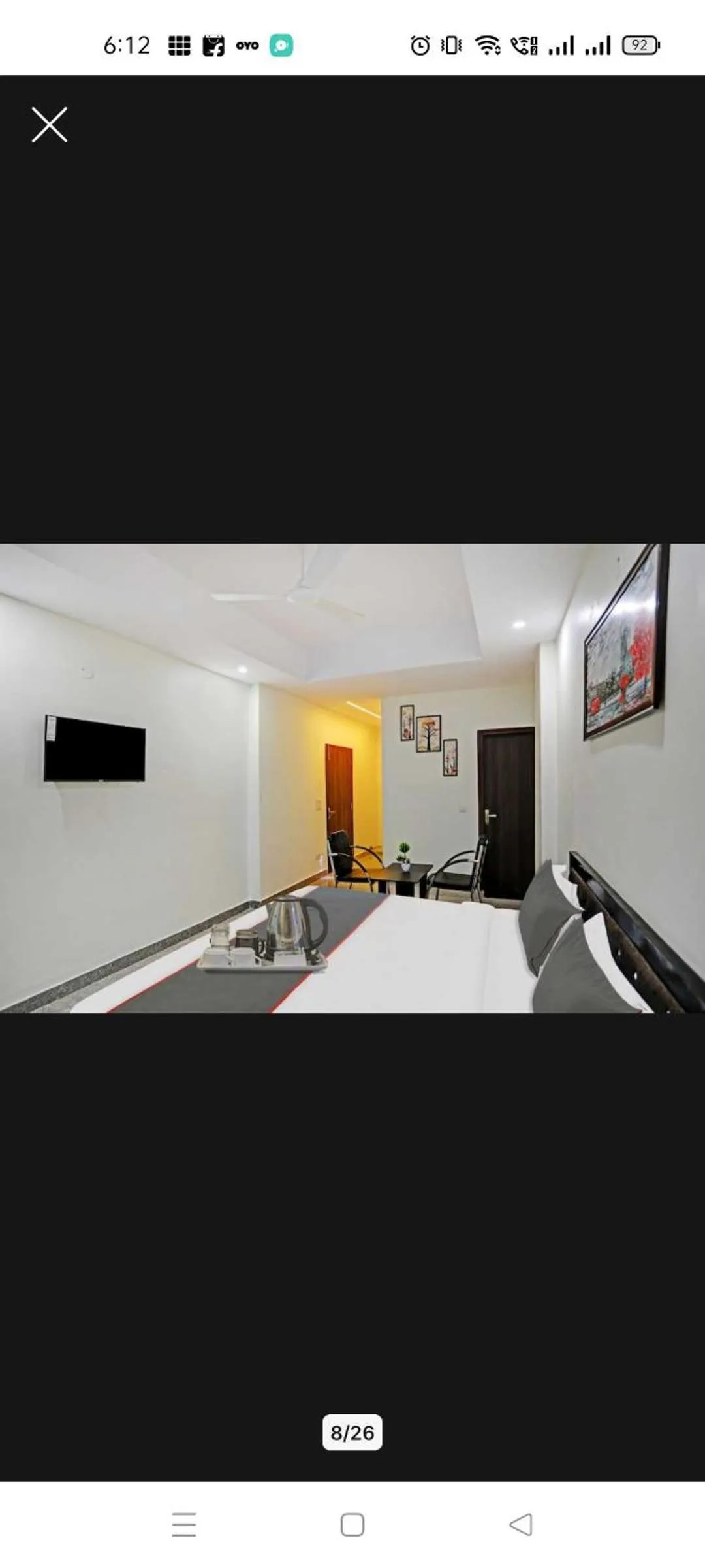 Bedroom in Hotel O K R Resdiancy Near Botanic Garden Of Indian Republic