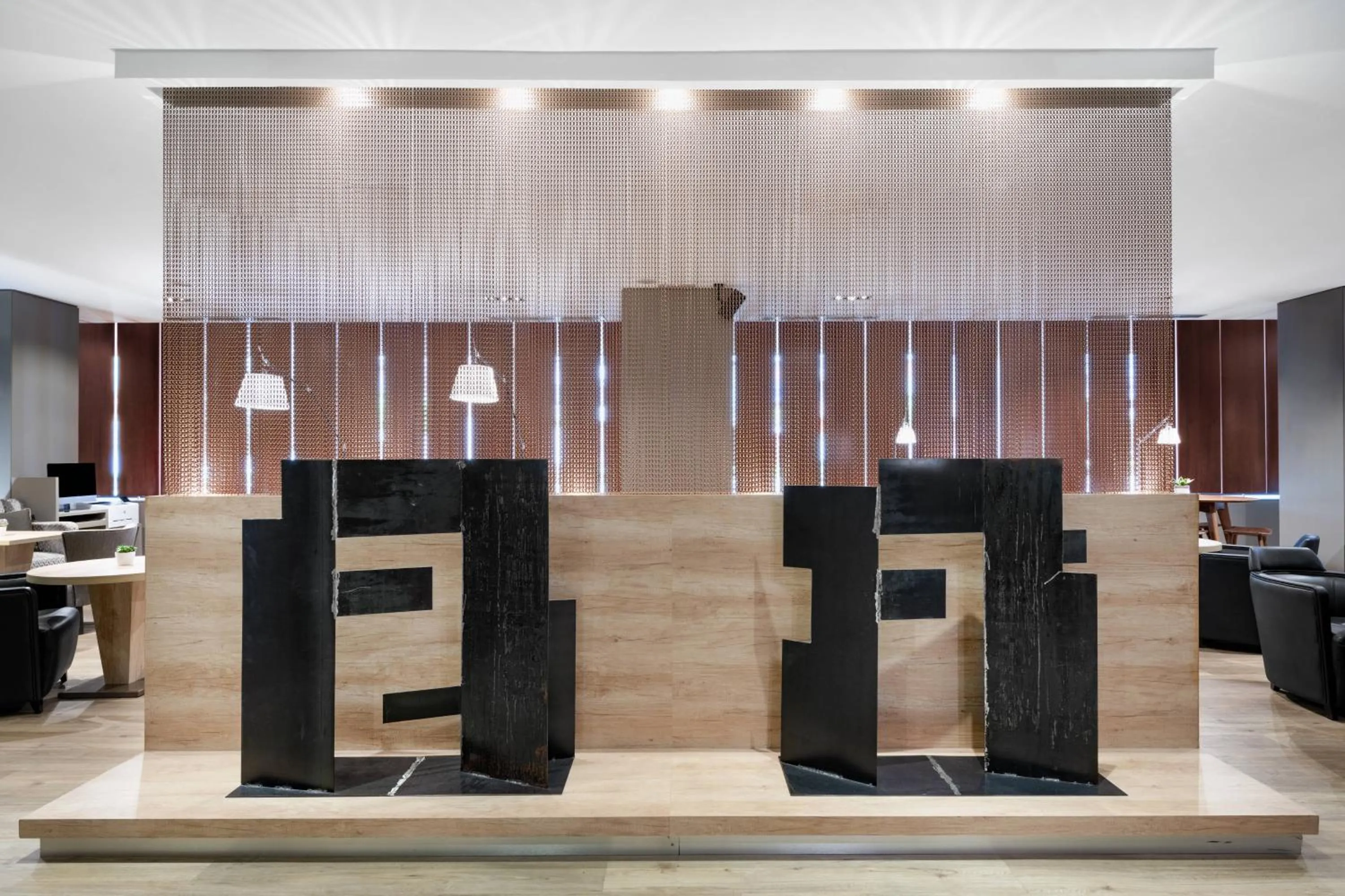 Lounge or bar in AC Hotel La Rioja by Marriott