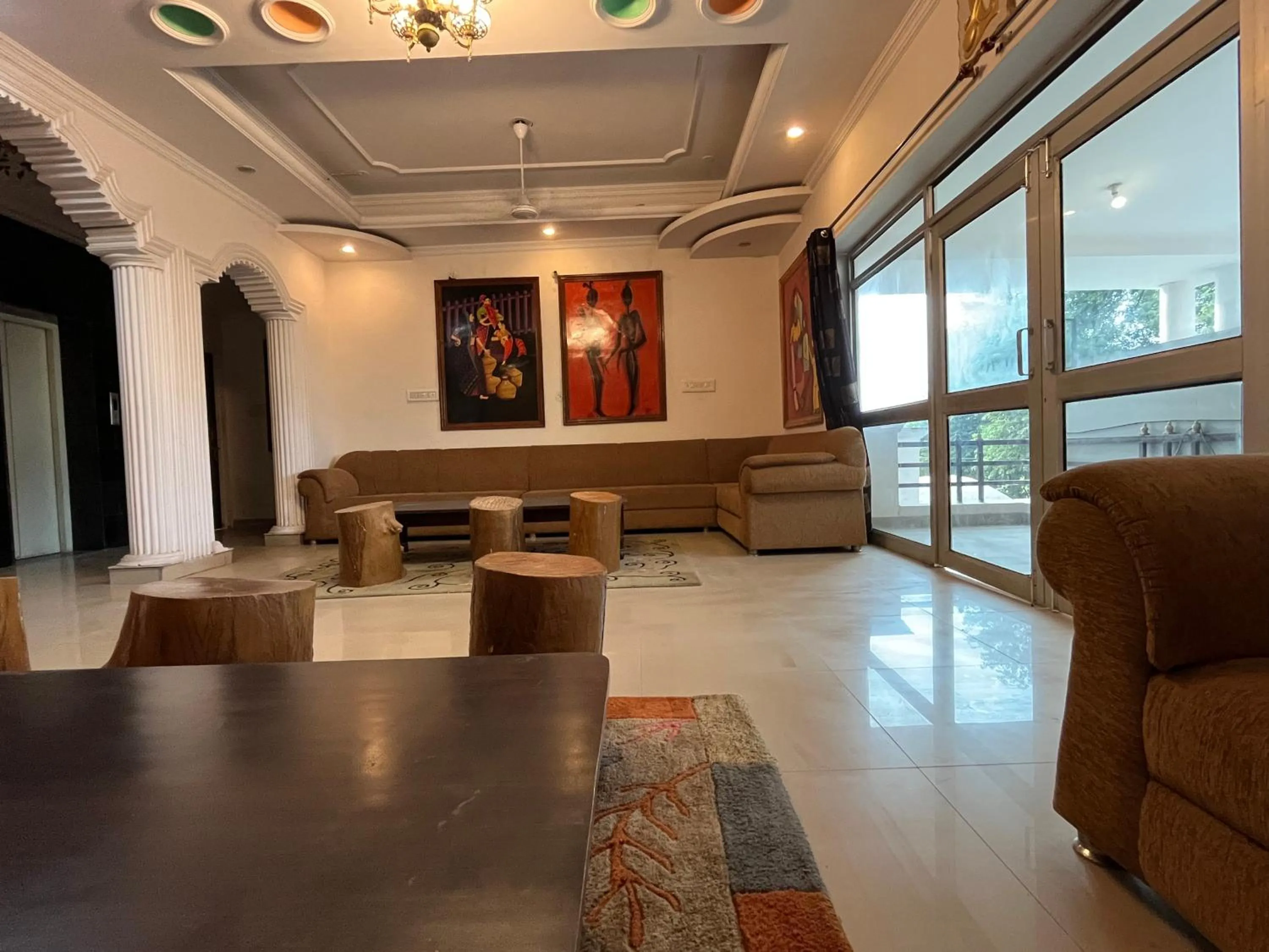 Seating area in The Ranthambhore Heritage