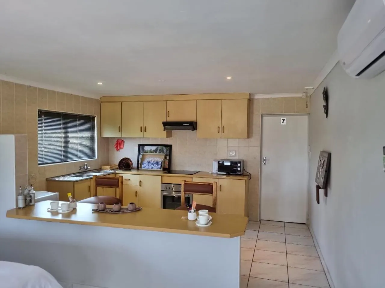 Kitchen or kitchenette in Bujumbura Guest House