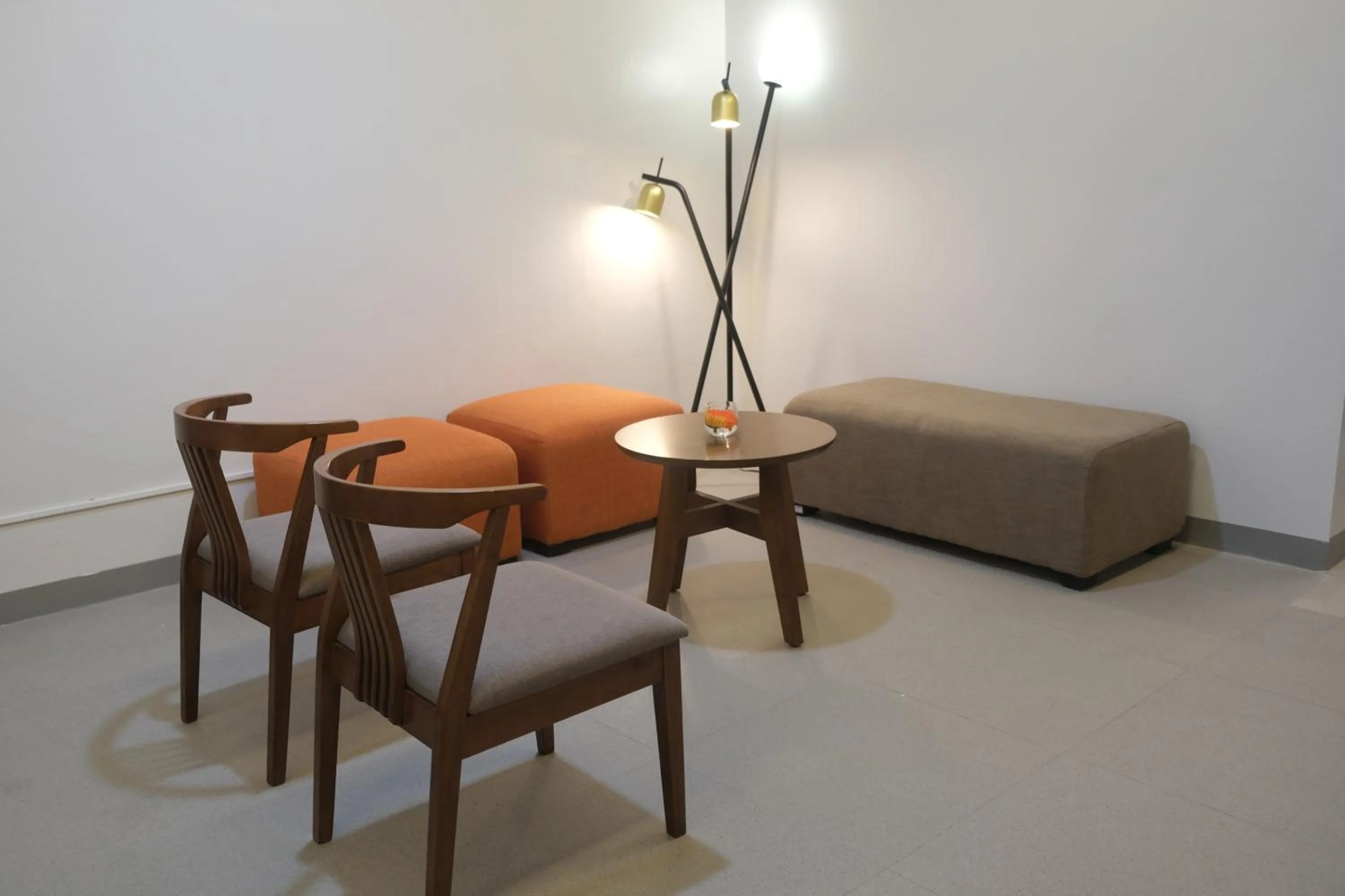 Seating area in Go Hotels Plus Mandaluyong