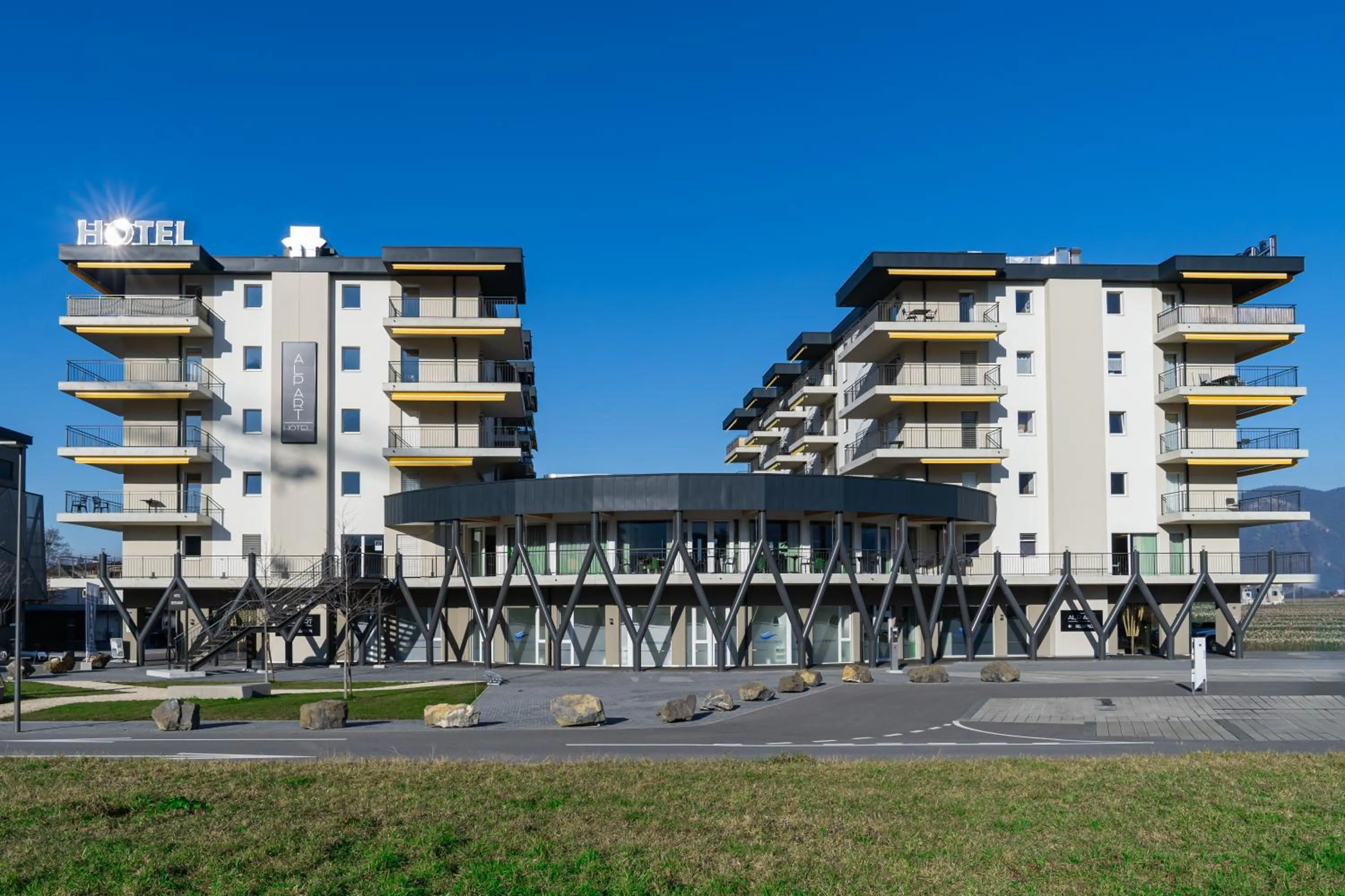 Property building in Alp Art Hotel Monthey