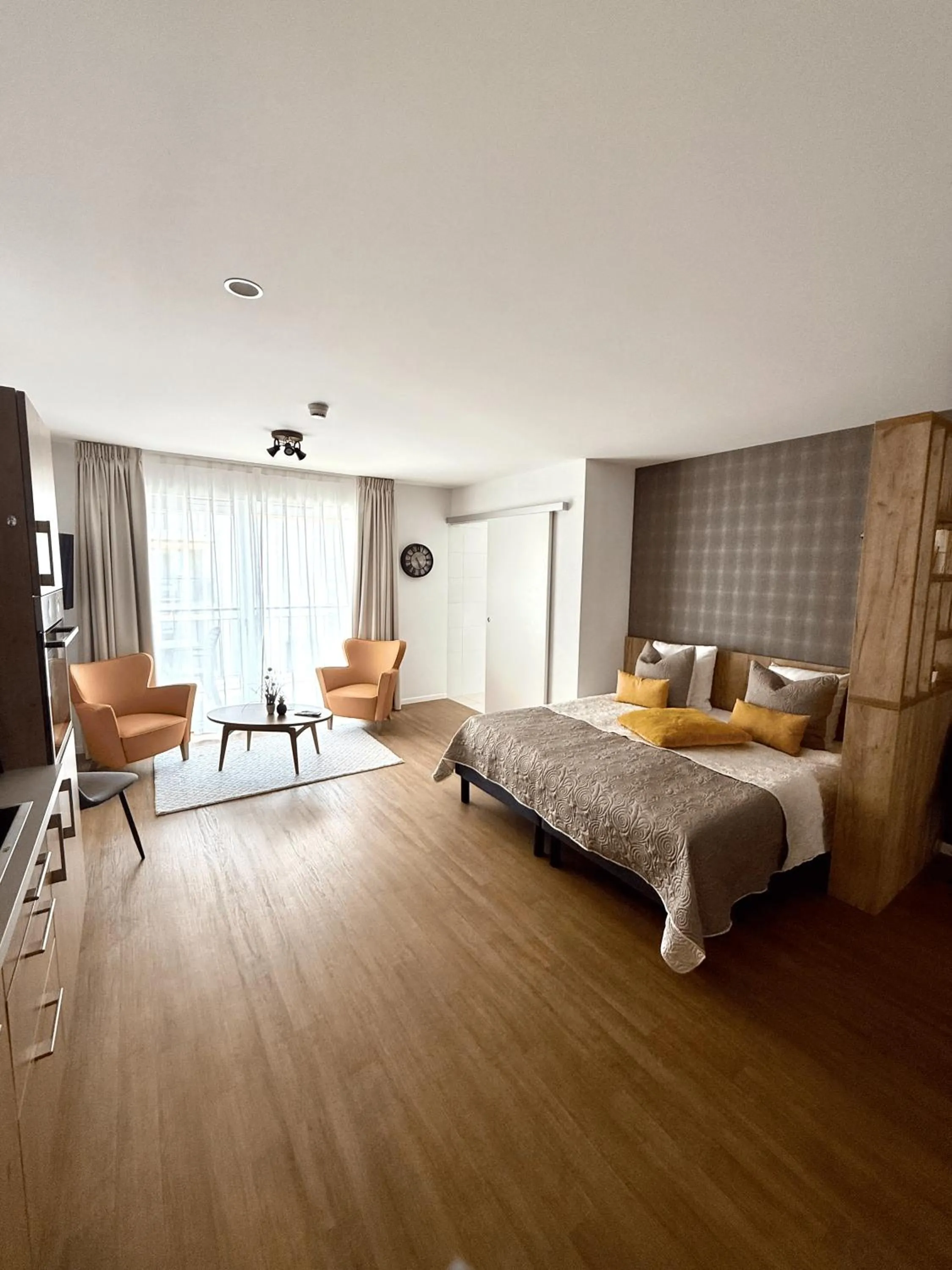 Bed in Alp Art Hotel Monthey