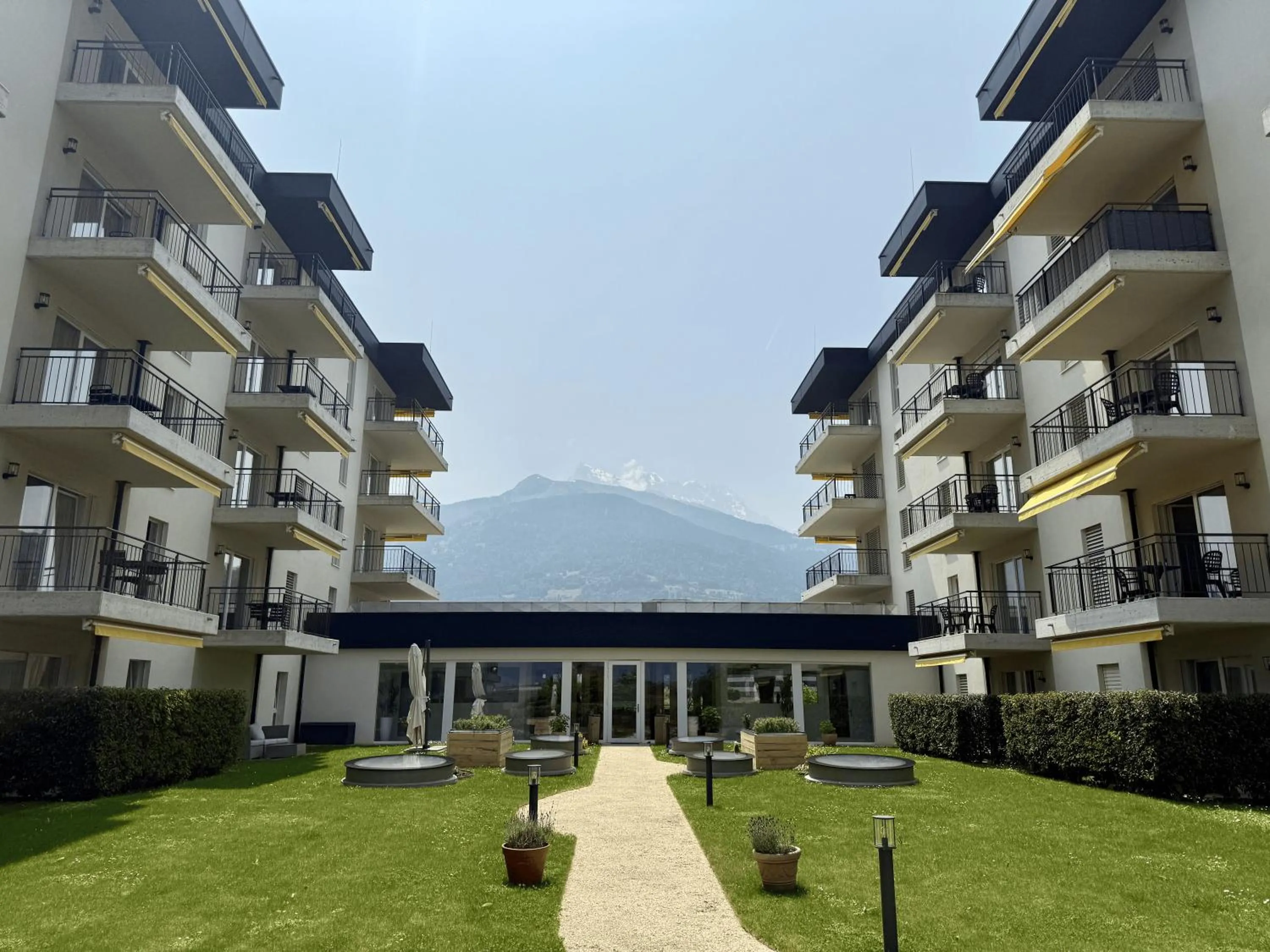 Property building in Alp Art Hotel Monthey