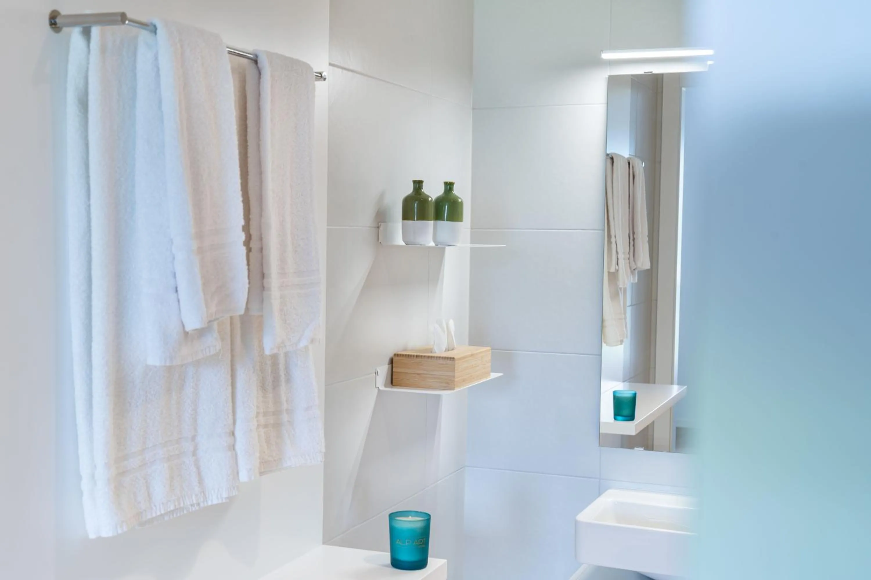 Bathroom in Alp Art Hotel Monthey