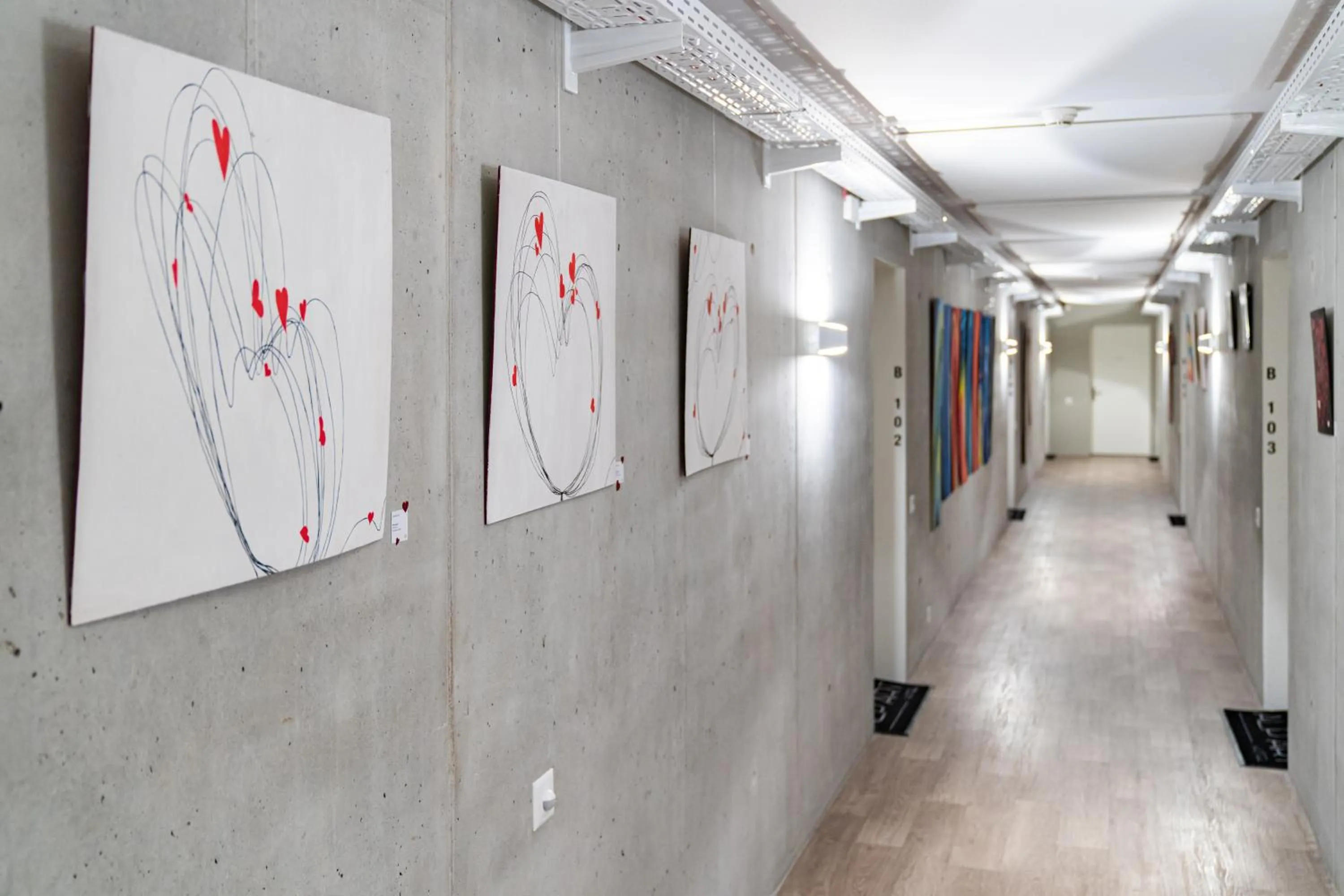 Decorative detail in Alp Art Hotel Monthey