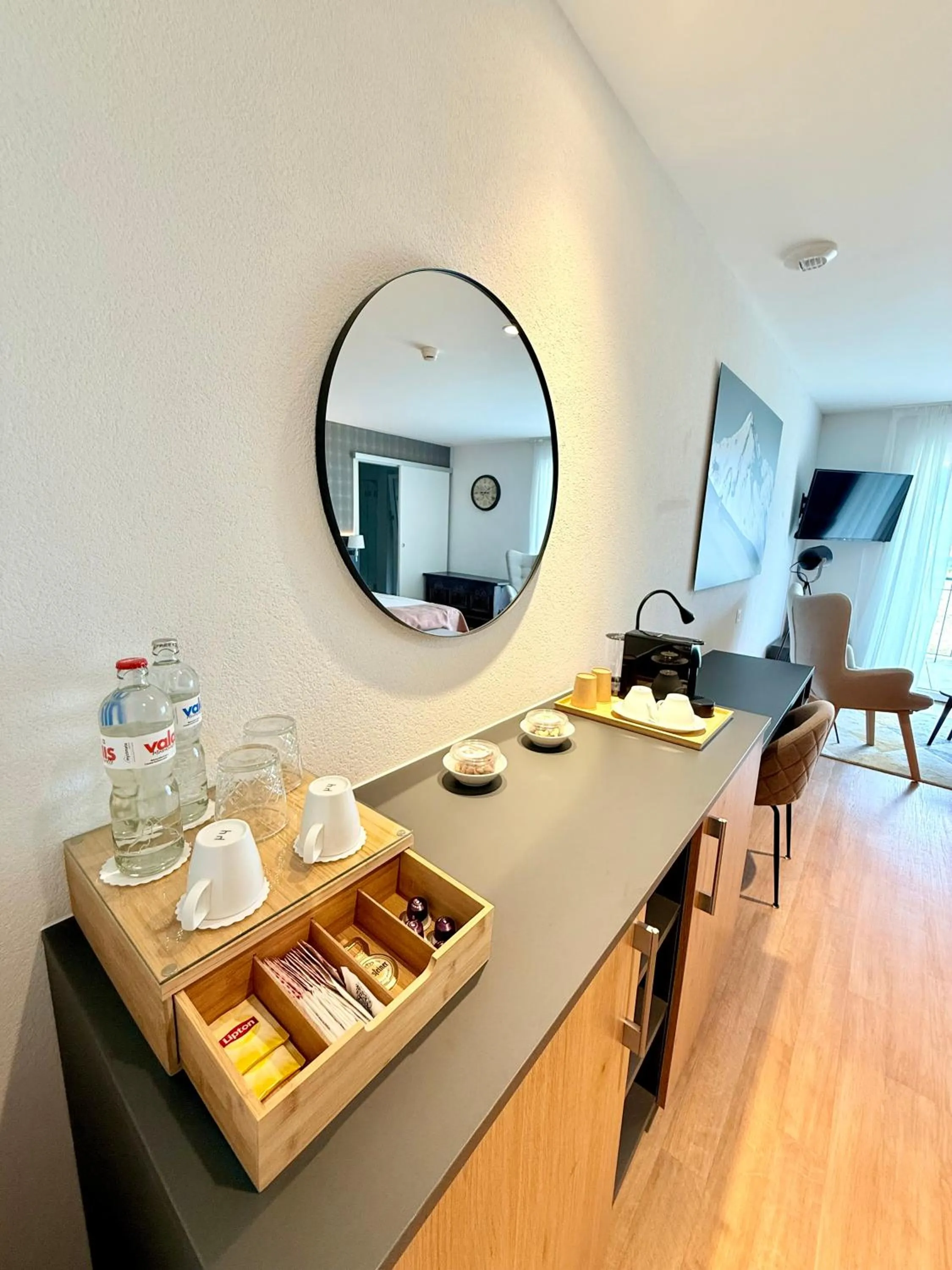 Food and drinks in Alp Art Hotel Monthey