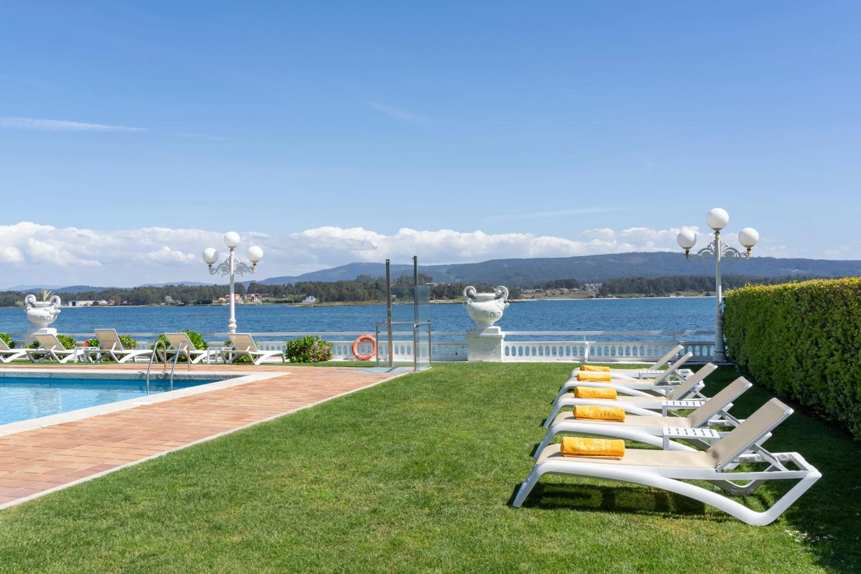 Swimming pool in Eurostars Louxo Talaso