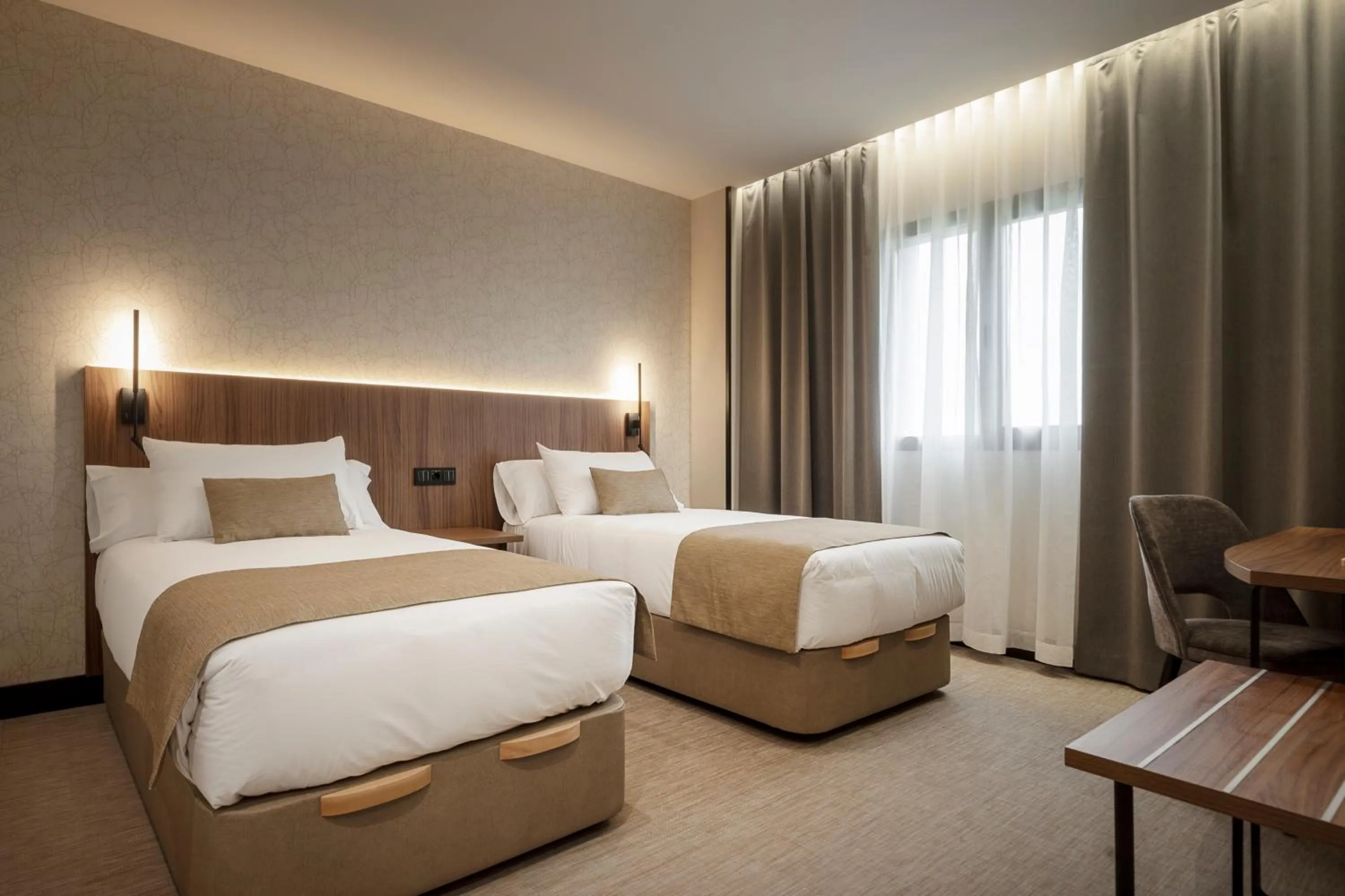 Bed in Hotel Rio Badajoz