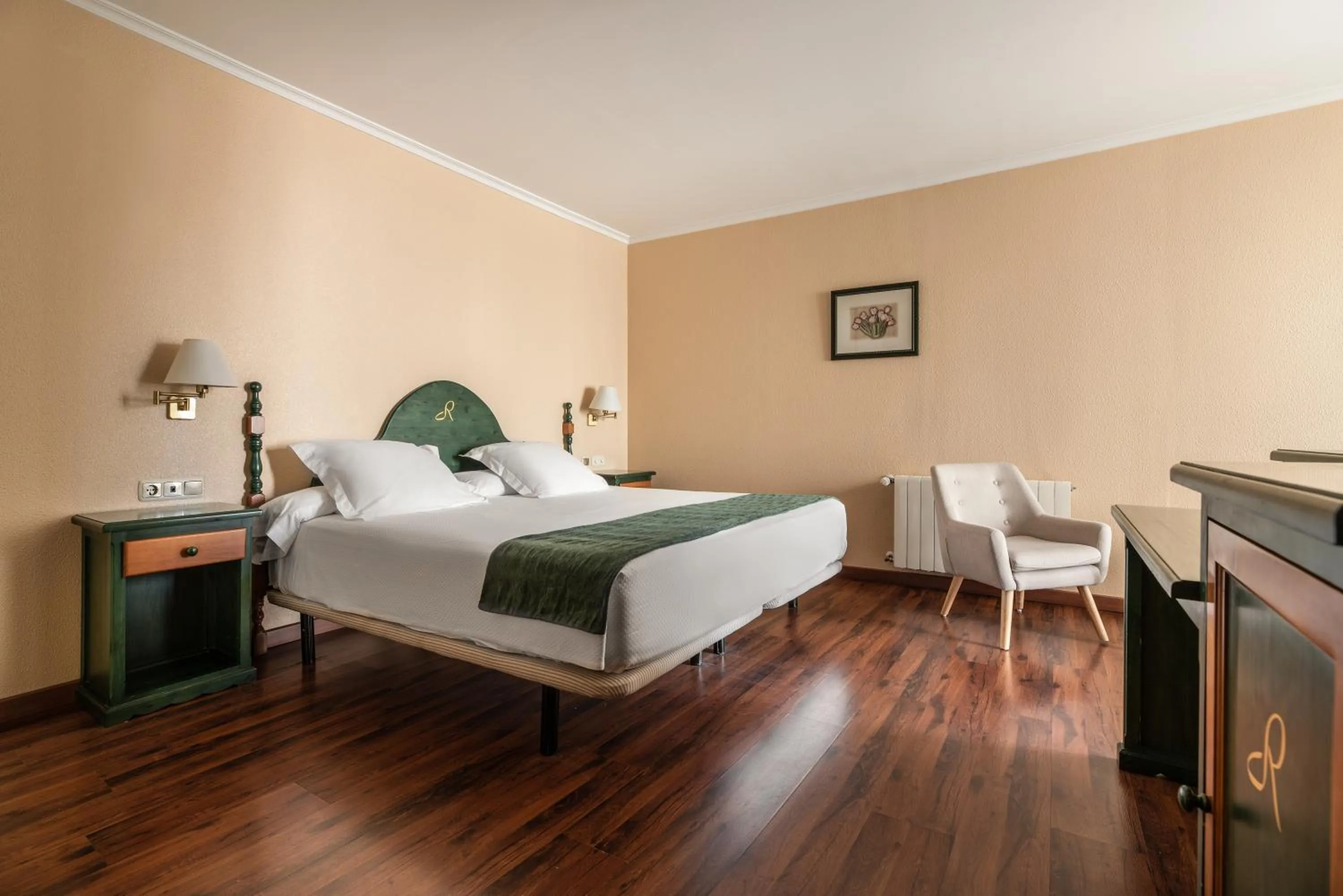 Bed in Hotel Rio Badajoz