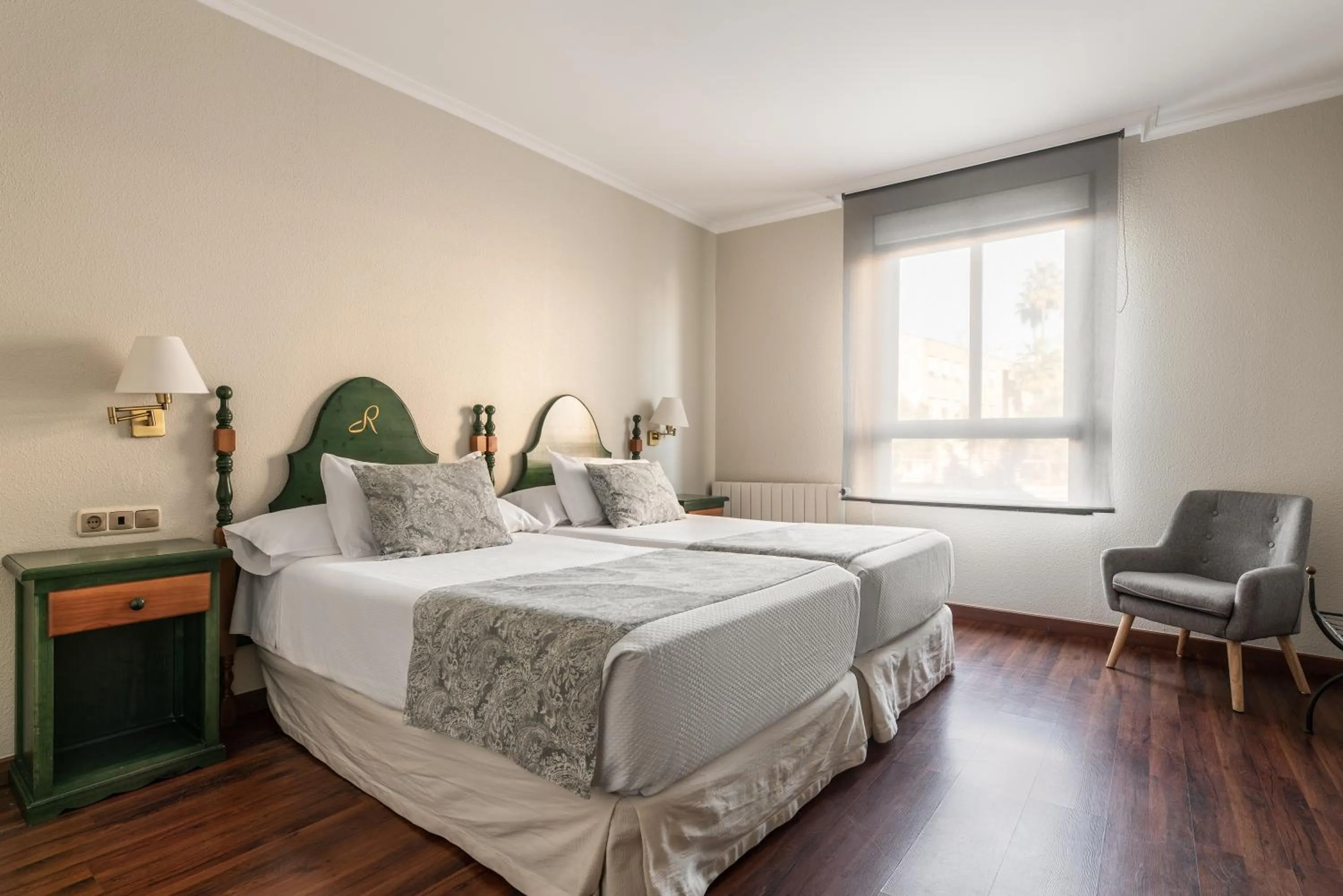 Bed in Hotel Rio Badajoz