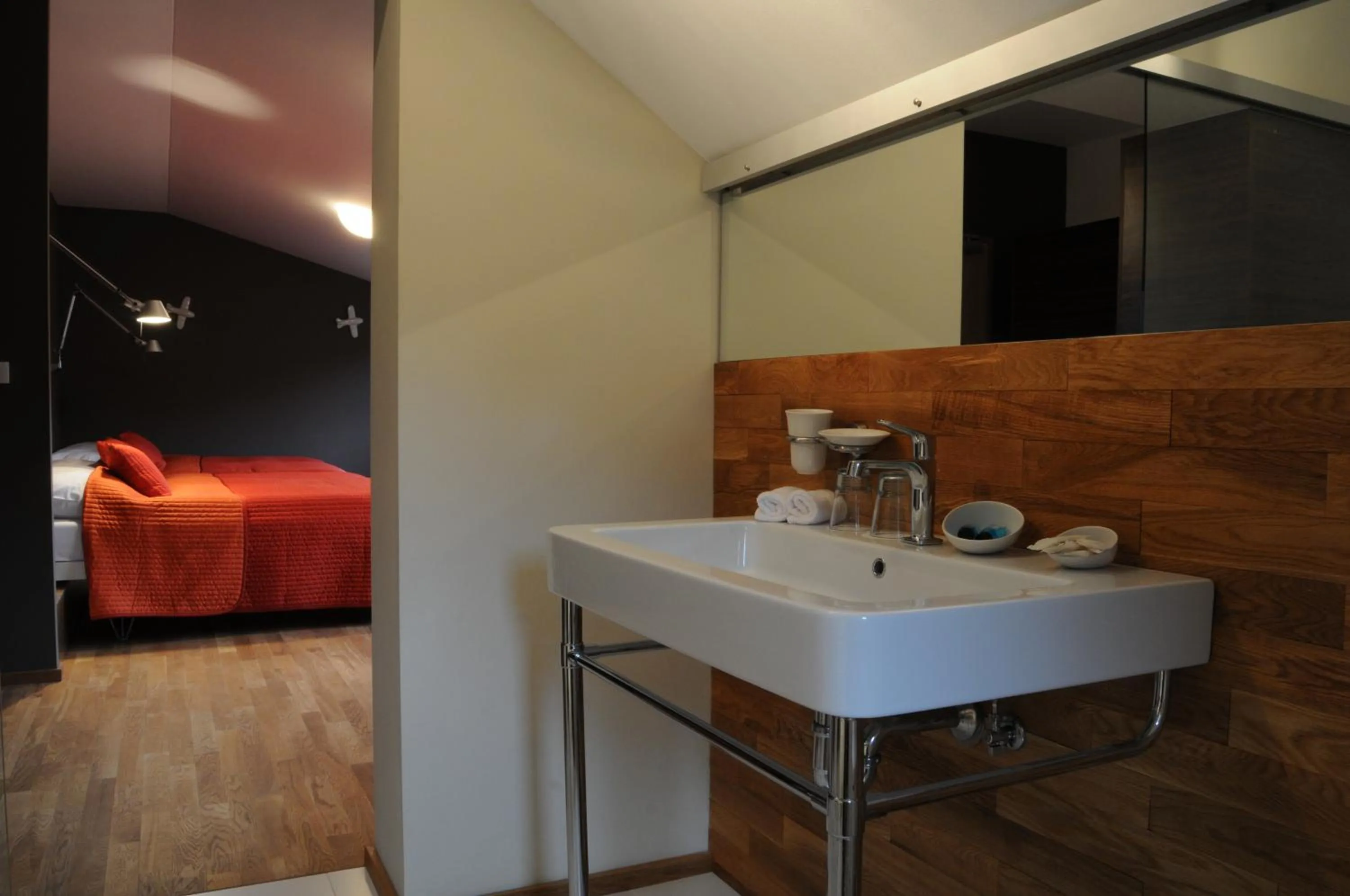 Bed in Hotel Kokořín