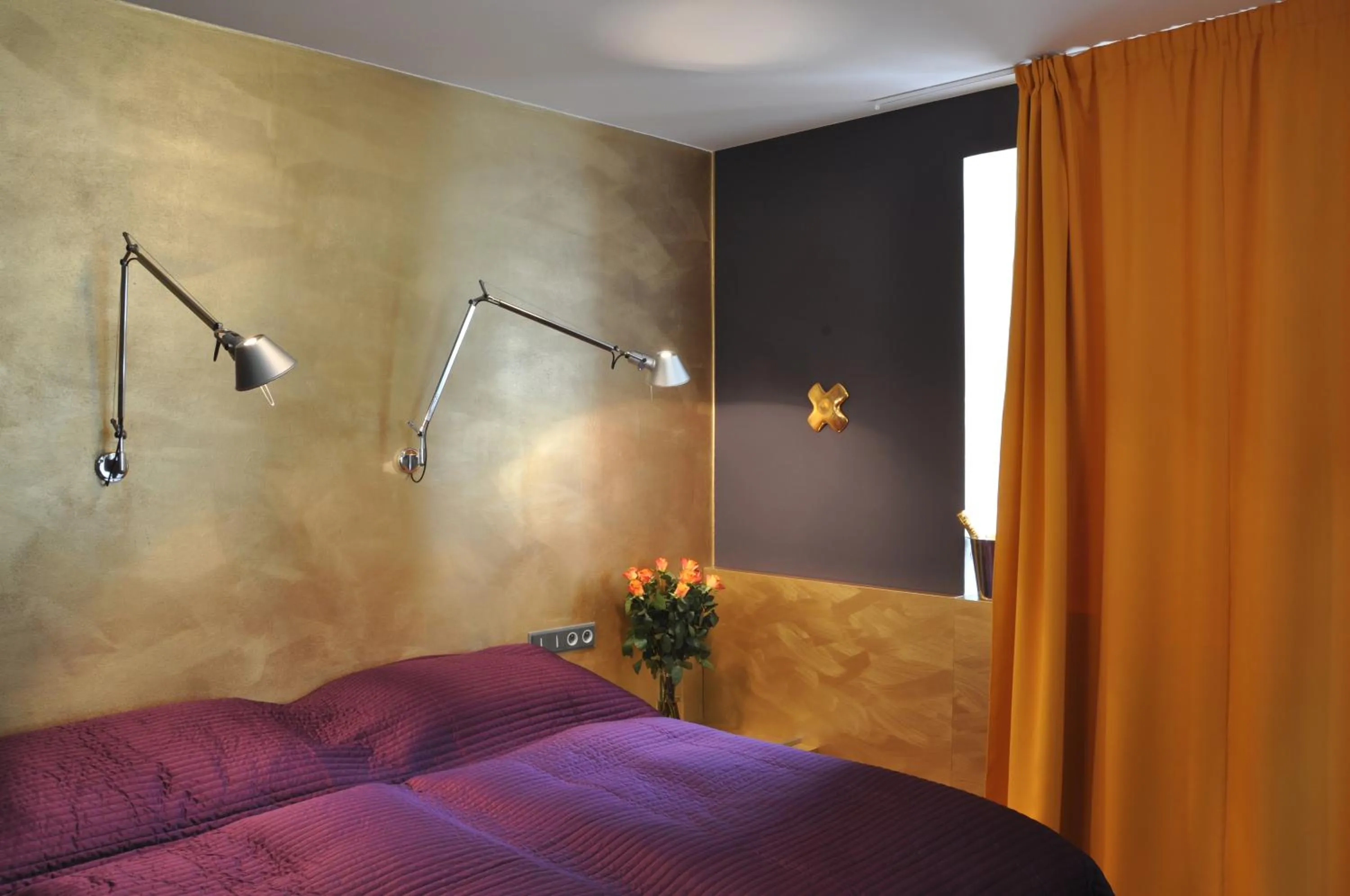 Bed in Hotel Kokořín