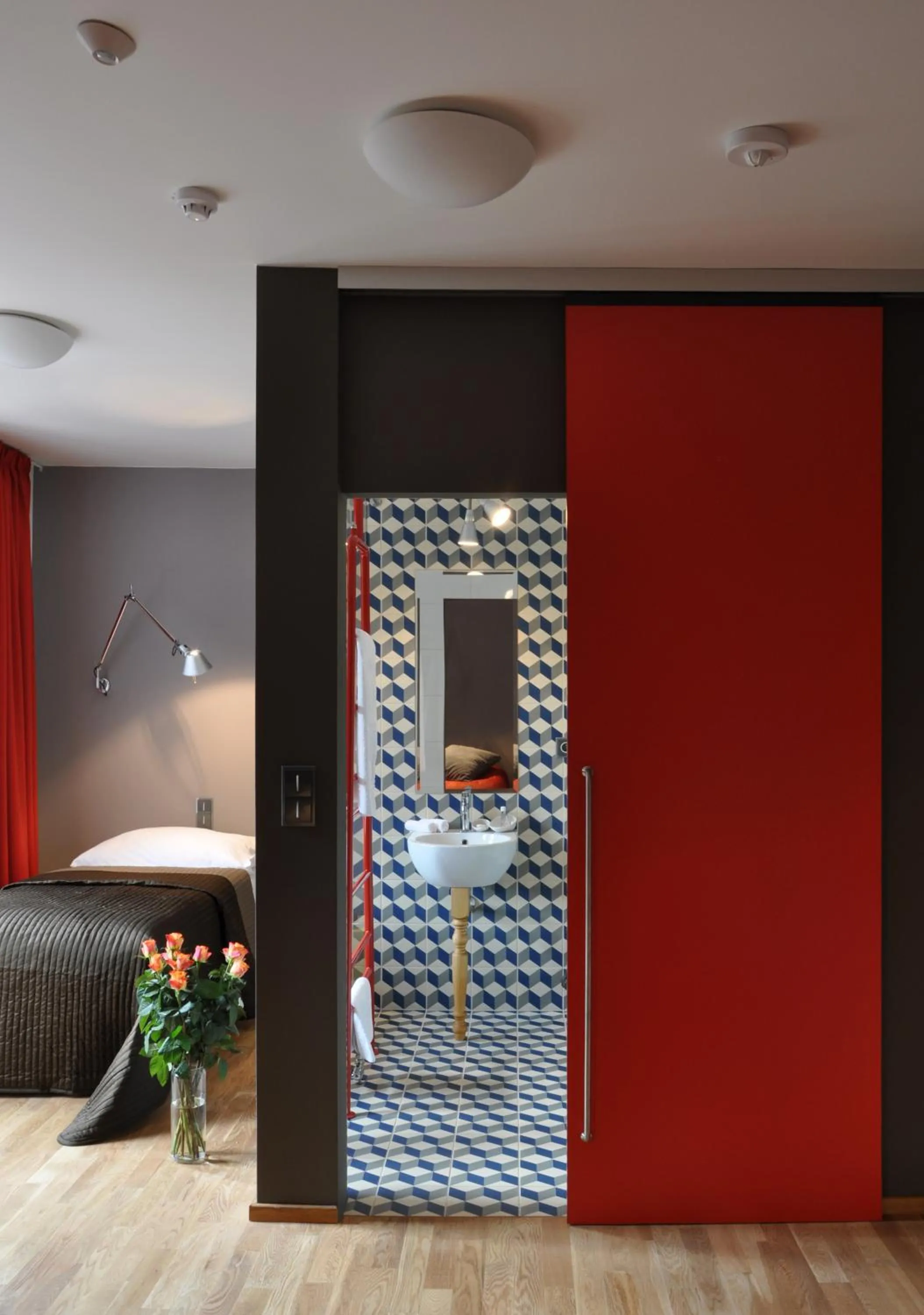 Bed in Hotel Kokořín