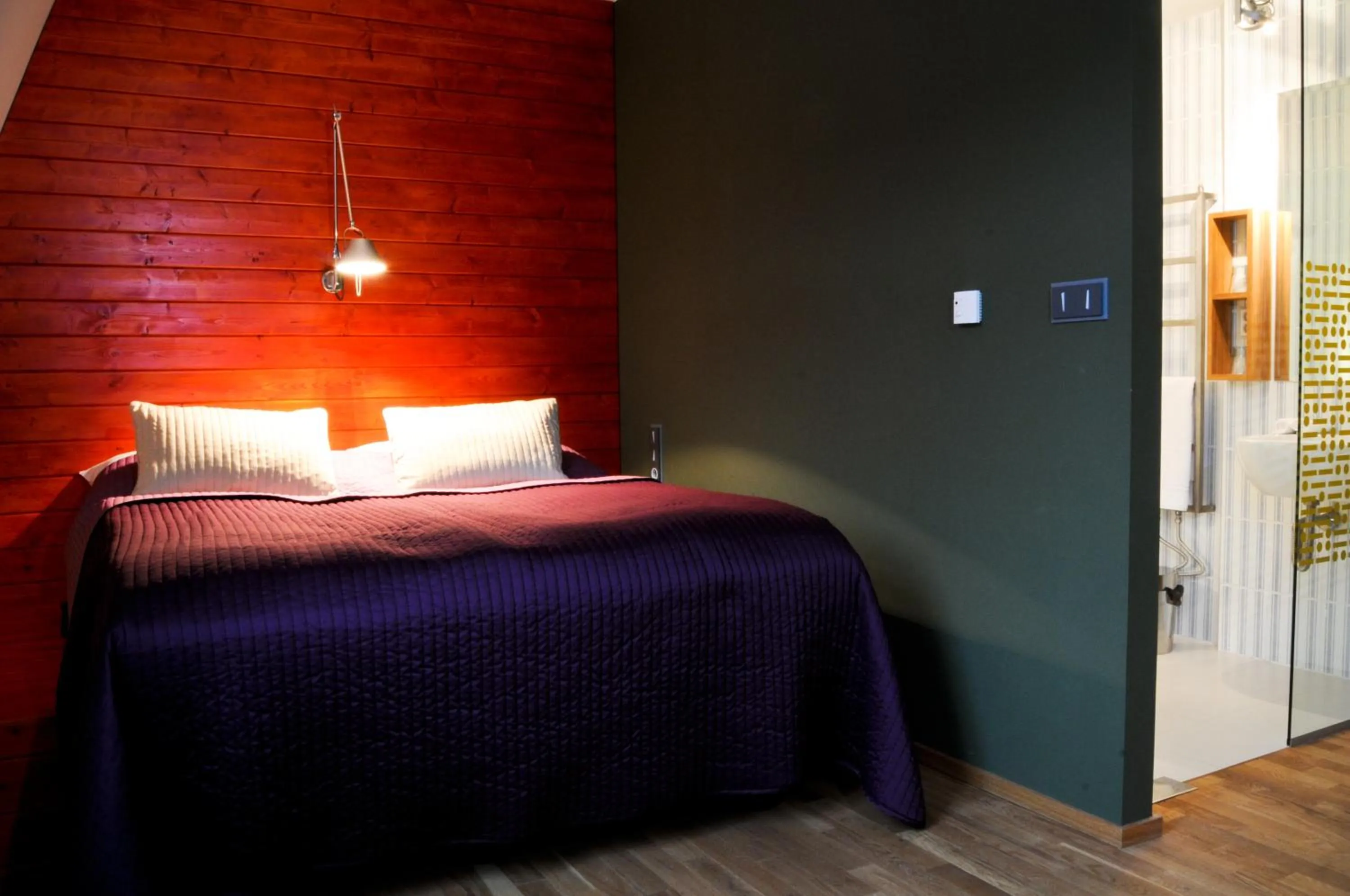 Bed in Hotel Kokořín