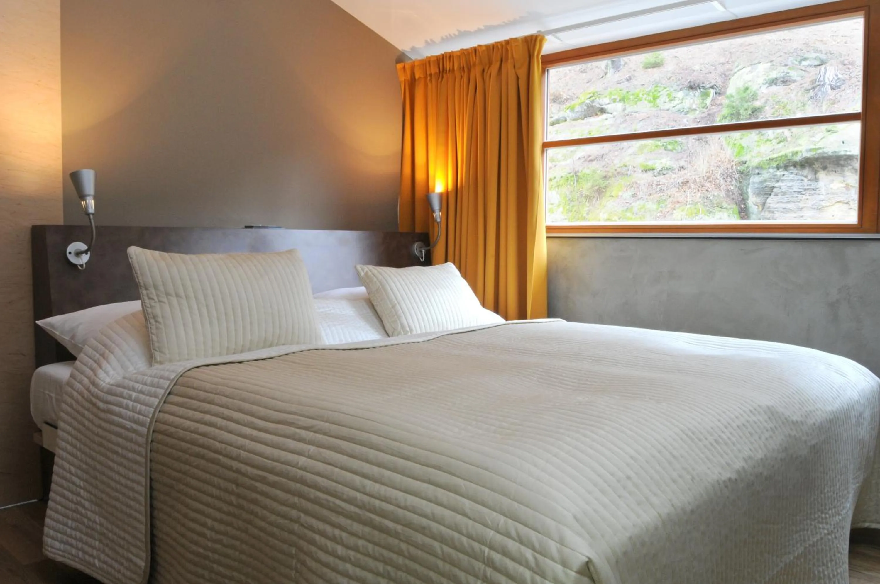 Bed in Hotel Kokořín