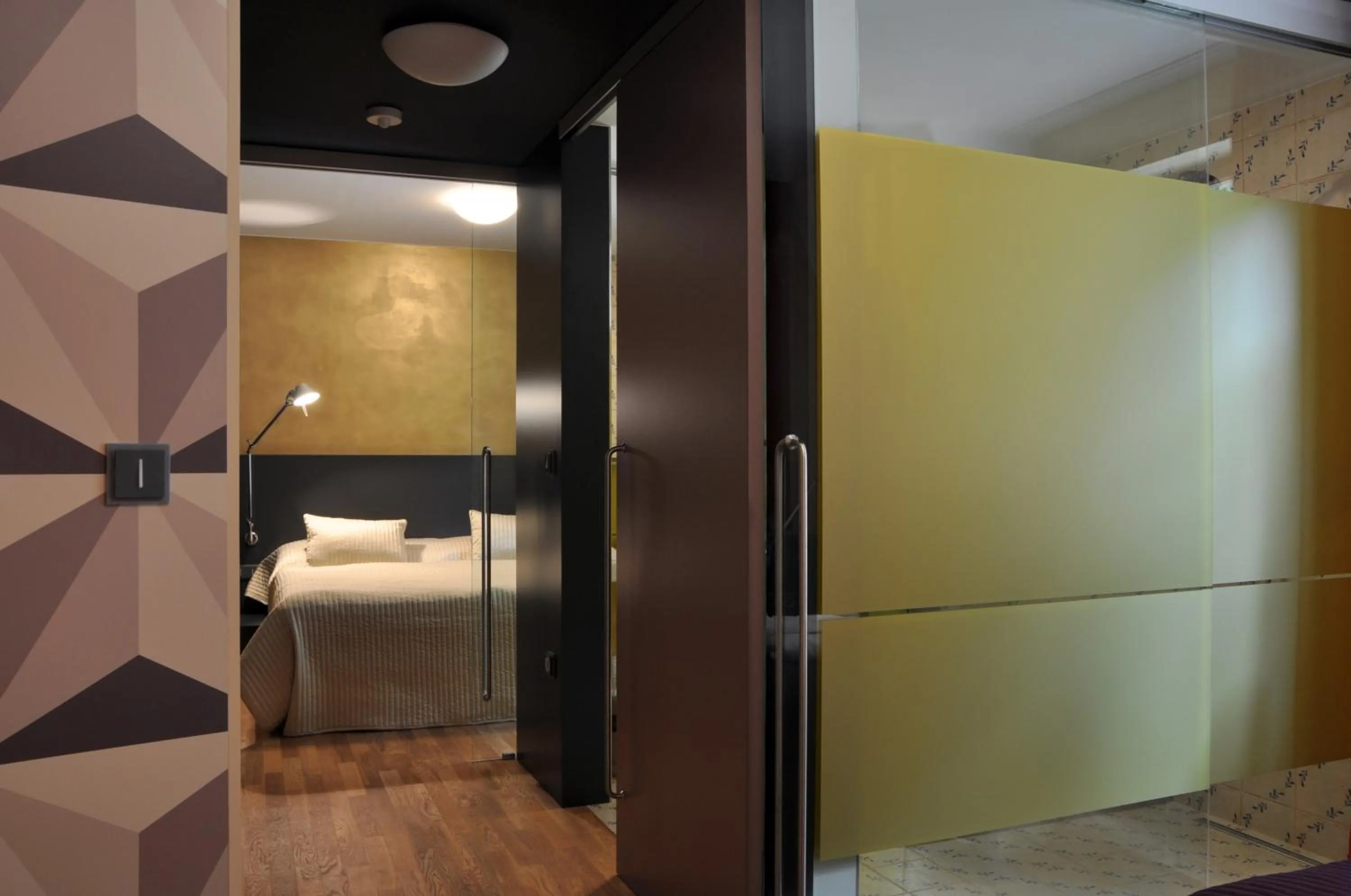 Bed in Hotel Kokořín