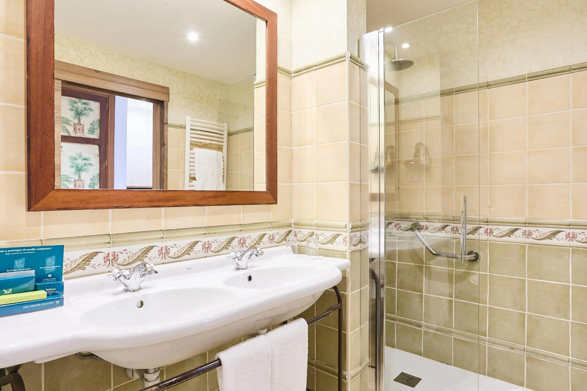 Shower in Hotel Silken Villa de Laguardia