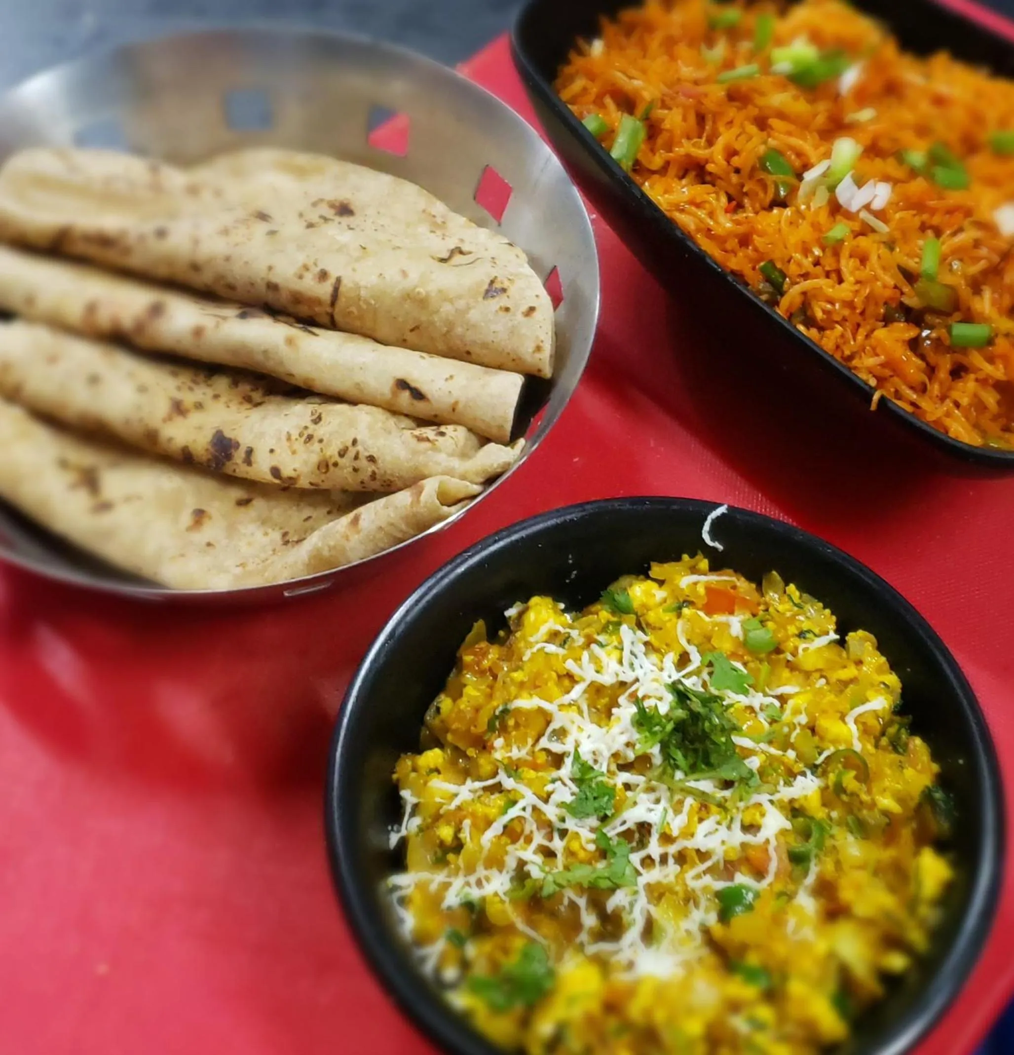 Food close-up in White Truffle Resort, Arambol