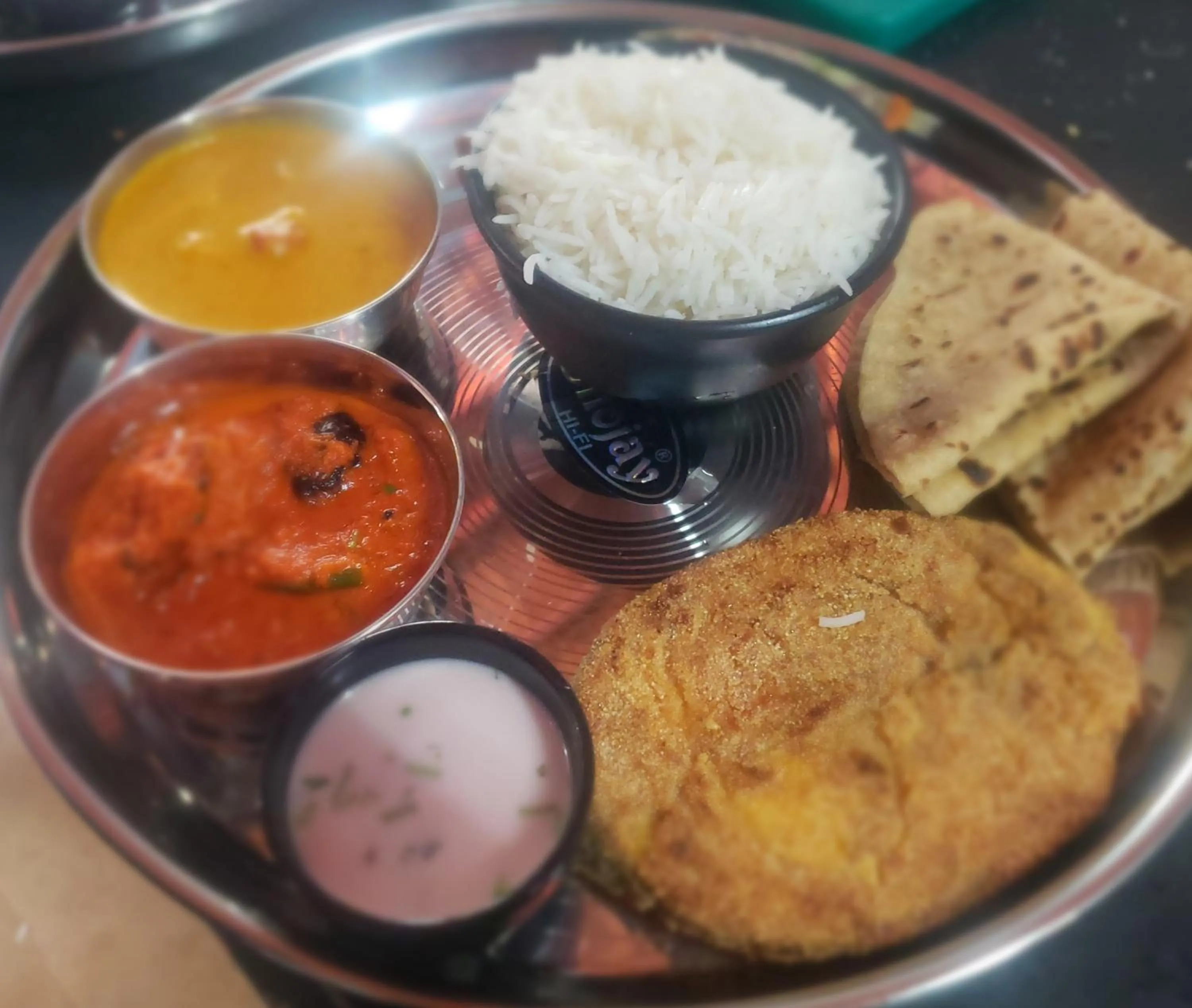 Food in White Truffle Resort, Arambol