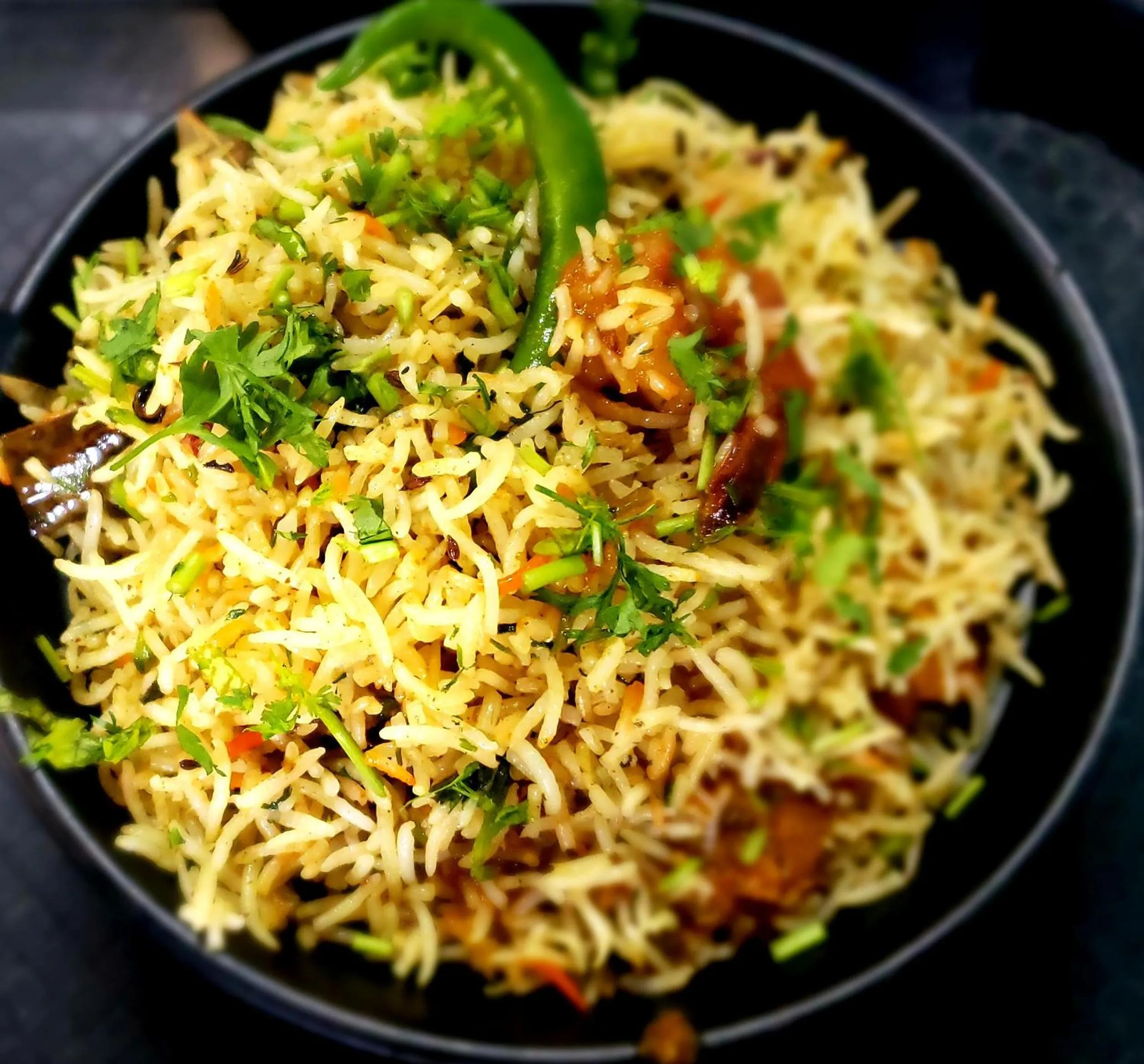 Food close-up in White Truffle Resort, Arambol