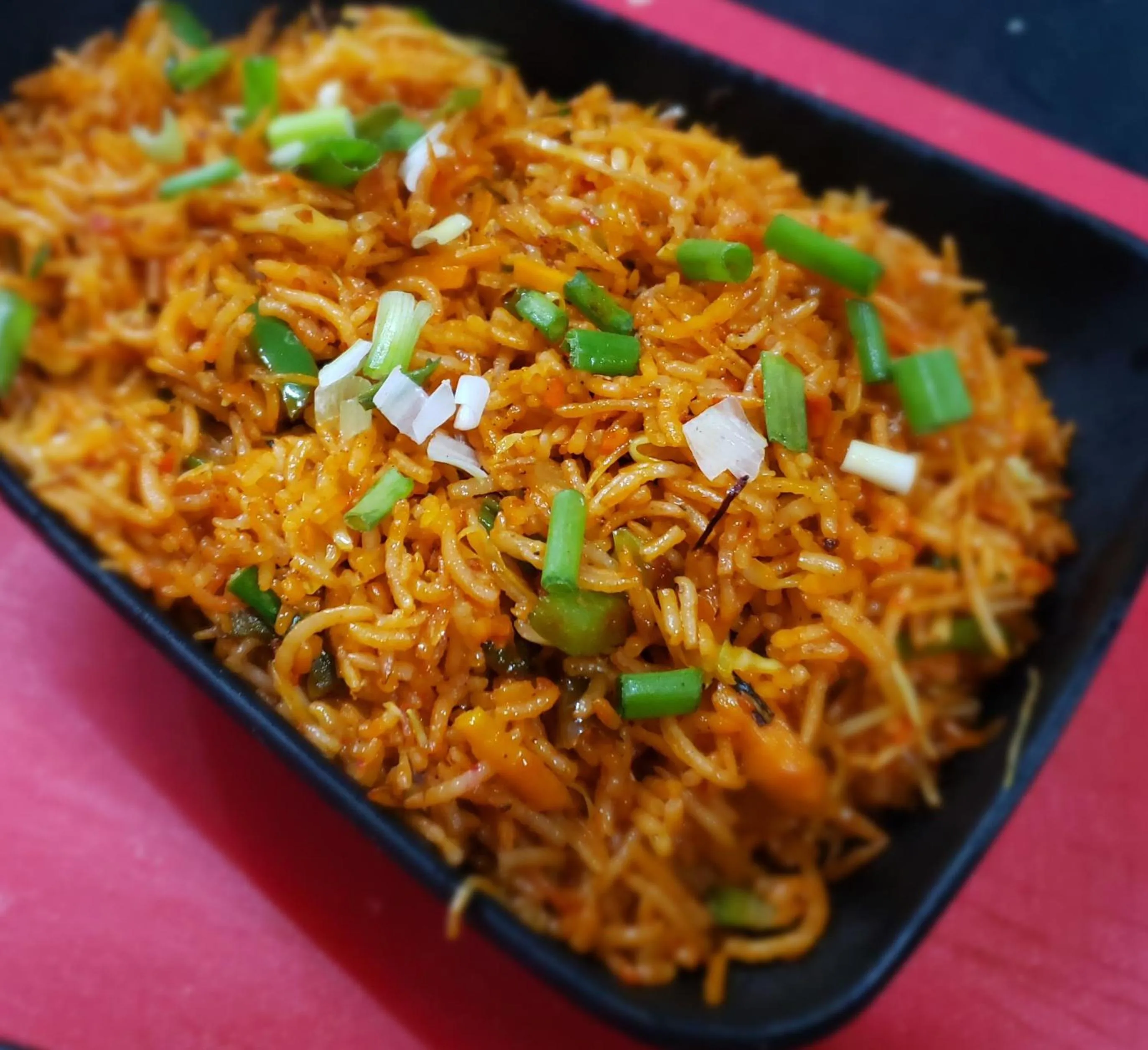 Food close-up in White Truffle Resort, Arambol