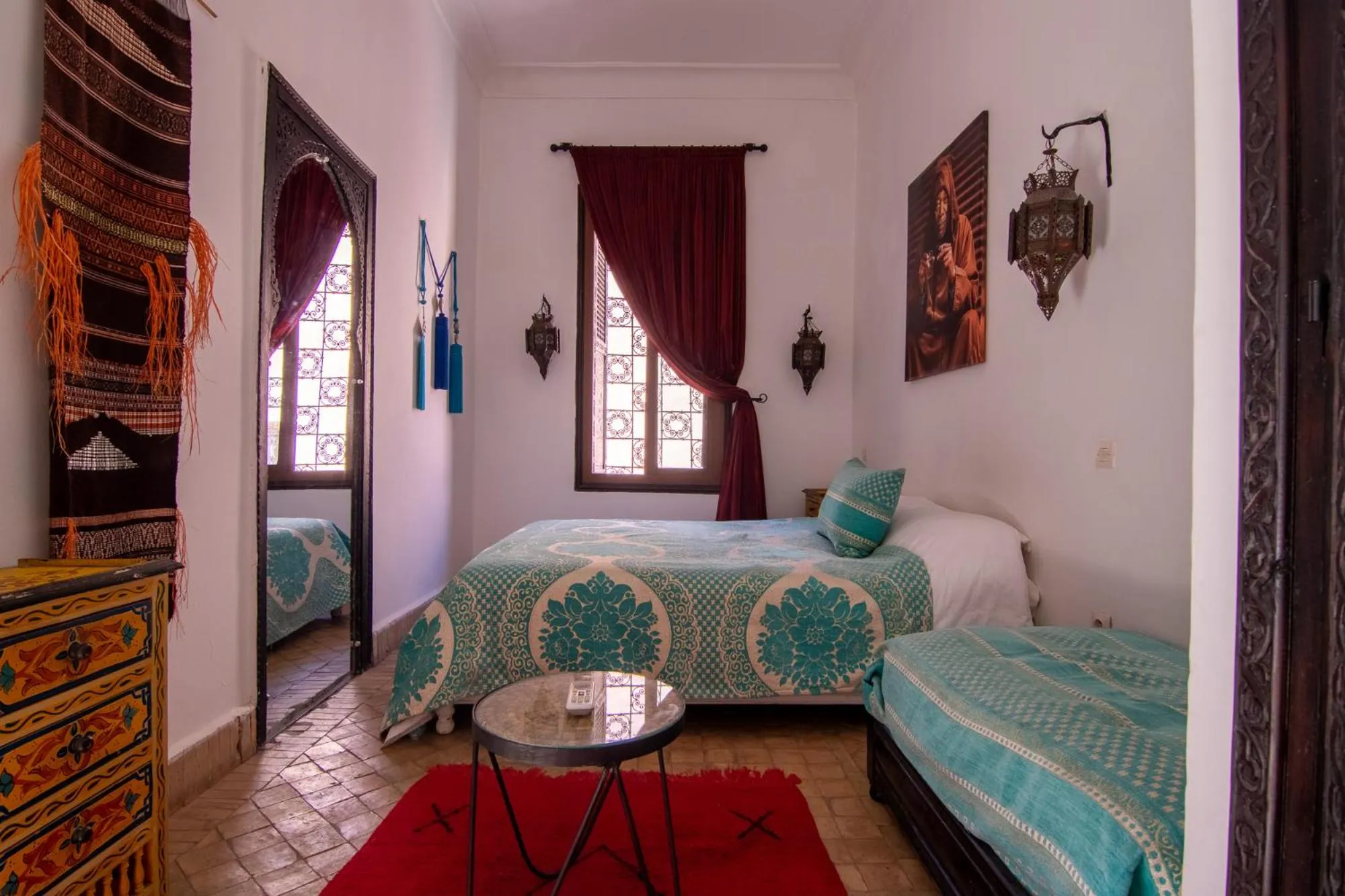 Bed in Riad Hugo