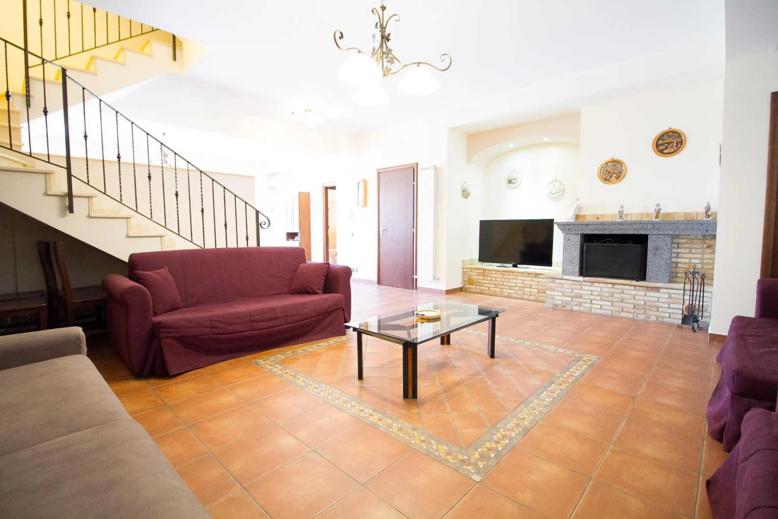 Living room in Etna Villa il Pino