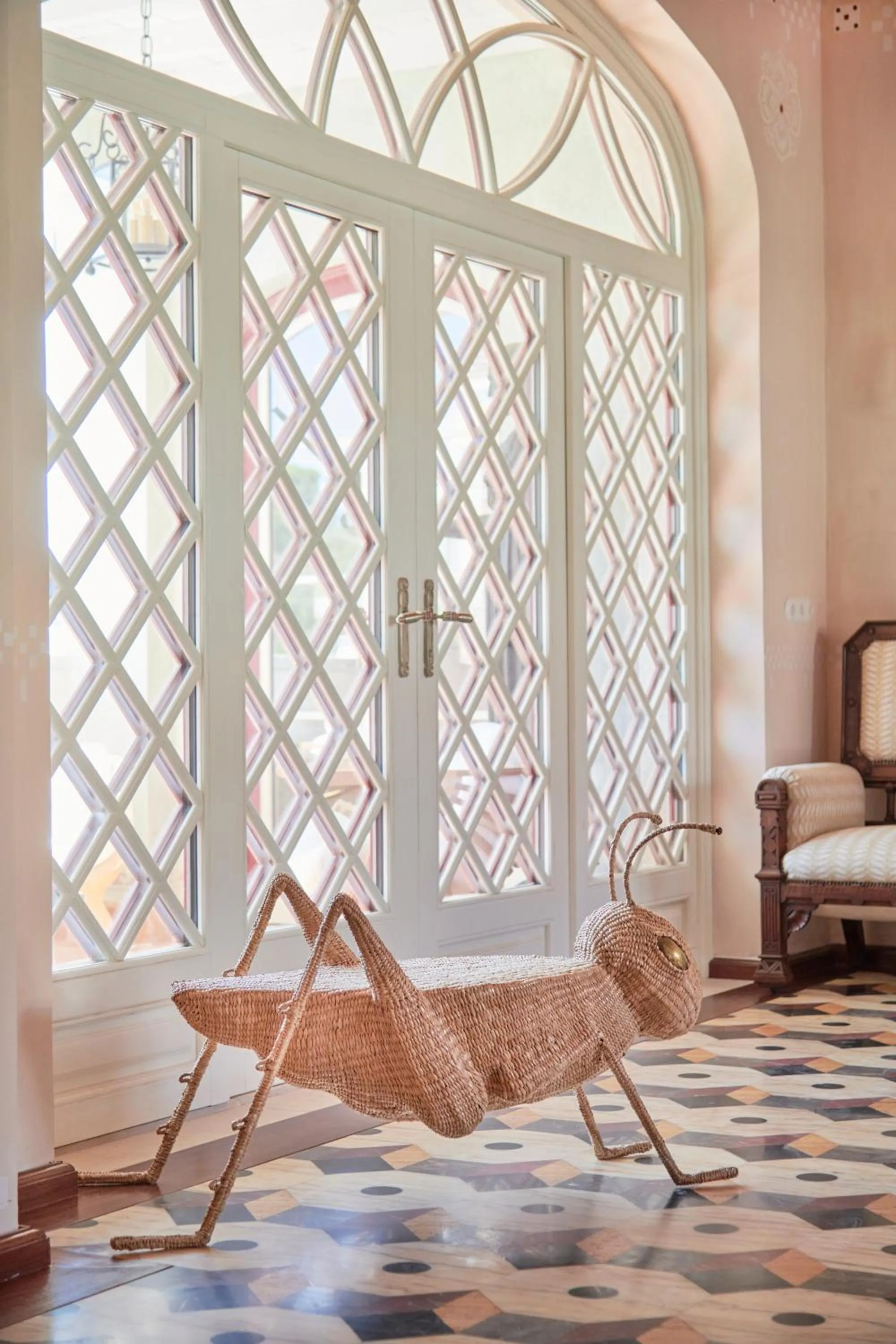 Decorative detail in Vermelho Melides - Relais & Châteaux