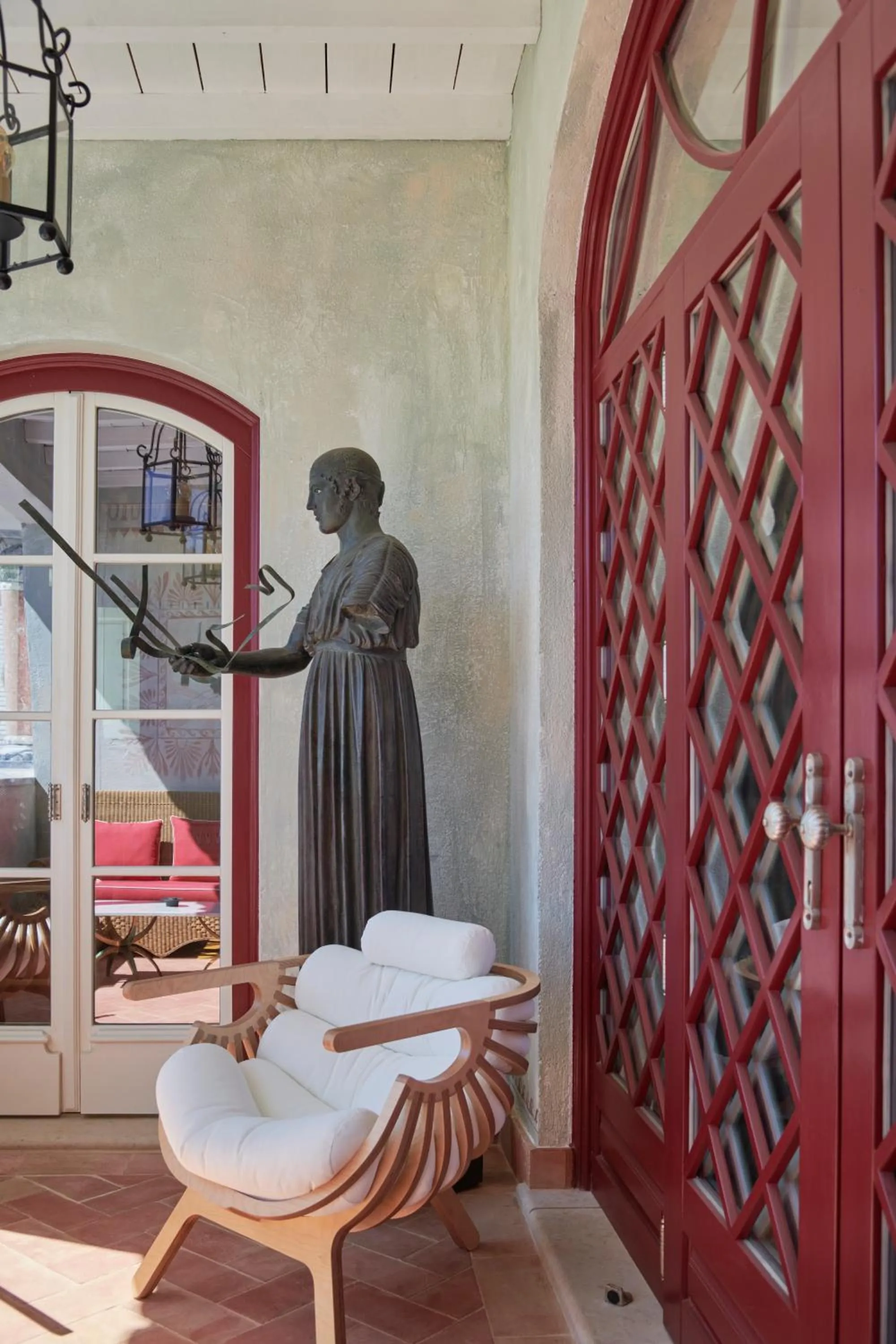 Decorative detail in Vermelho Melides - Relais & Châteaux