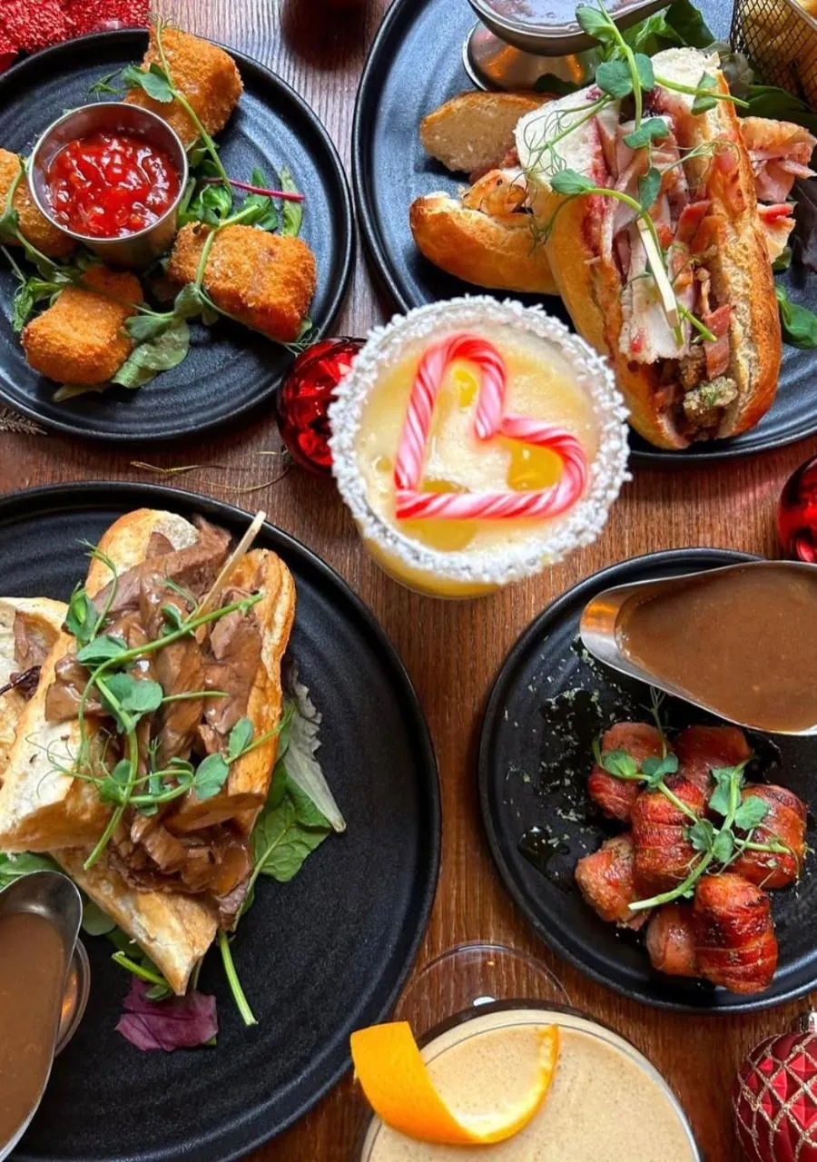 Food in Black Lion Hotel Manchester