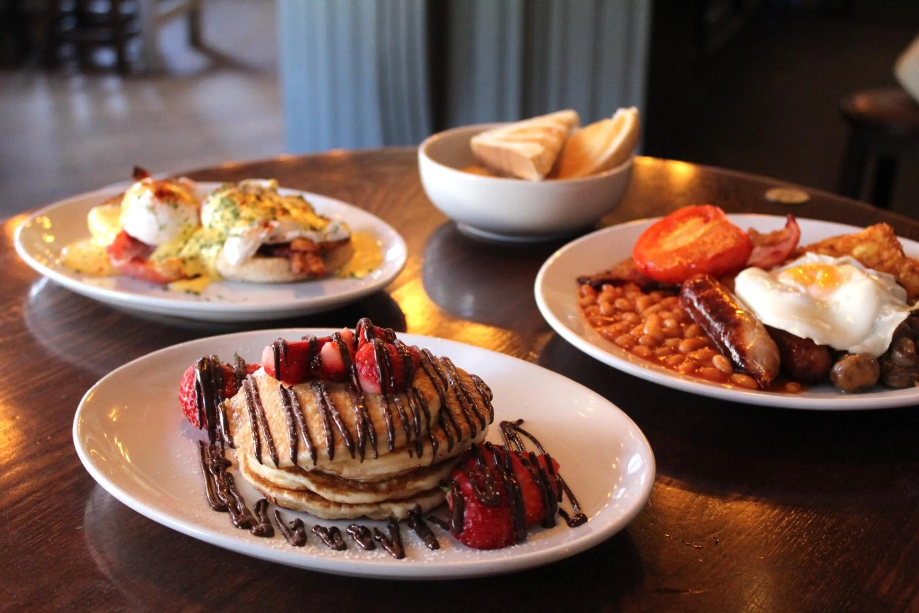 Breakfast in Black Lion Hotel Manchester