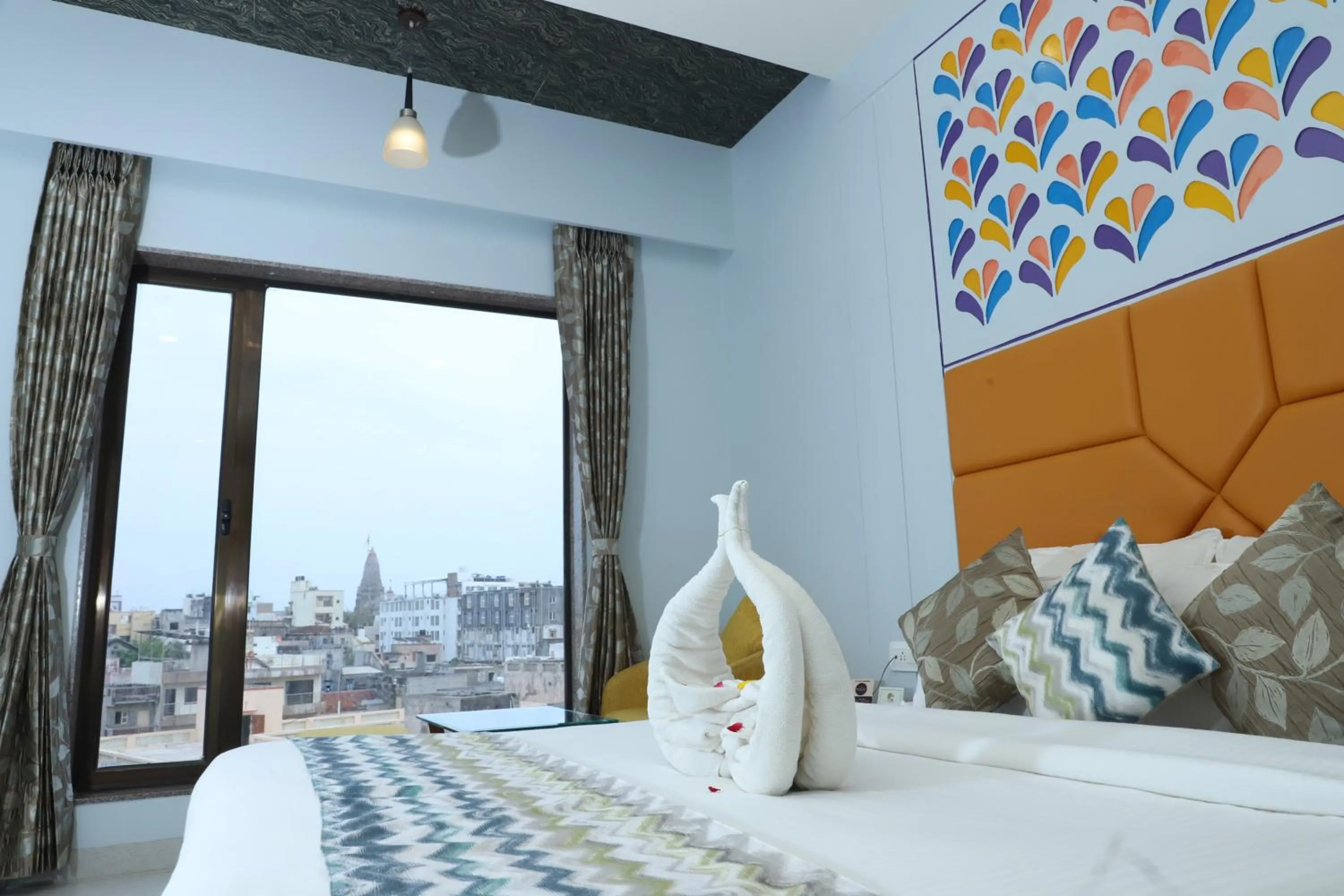 Bed in HOTEL THE GRANDLADHUKARA